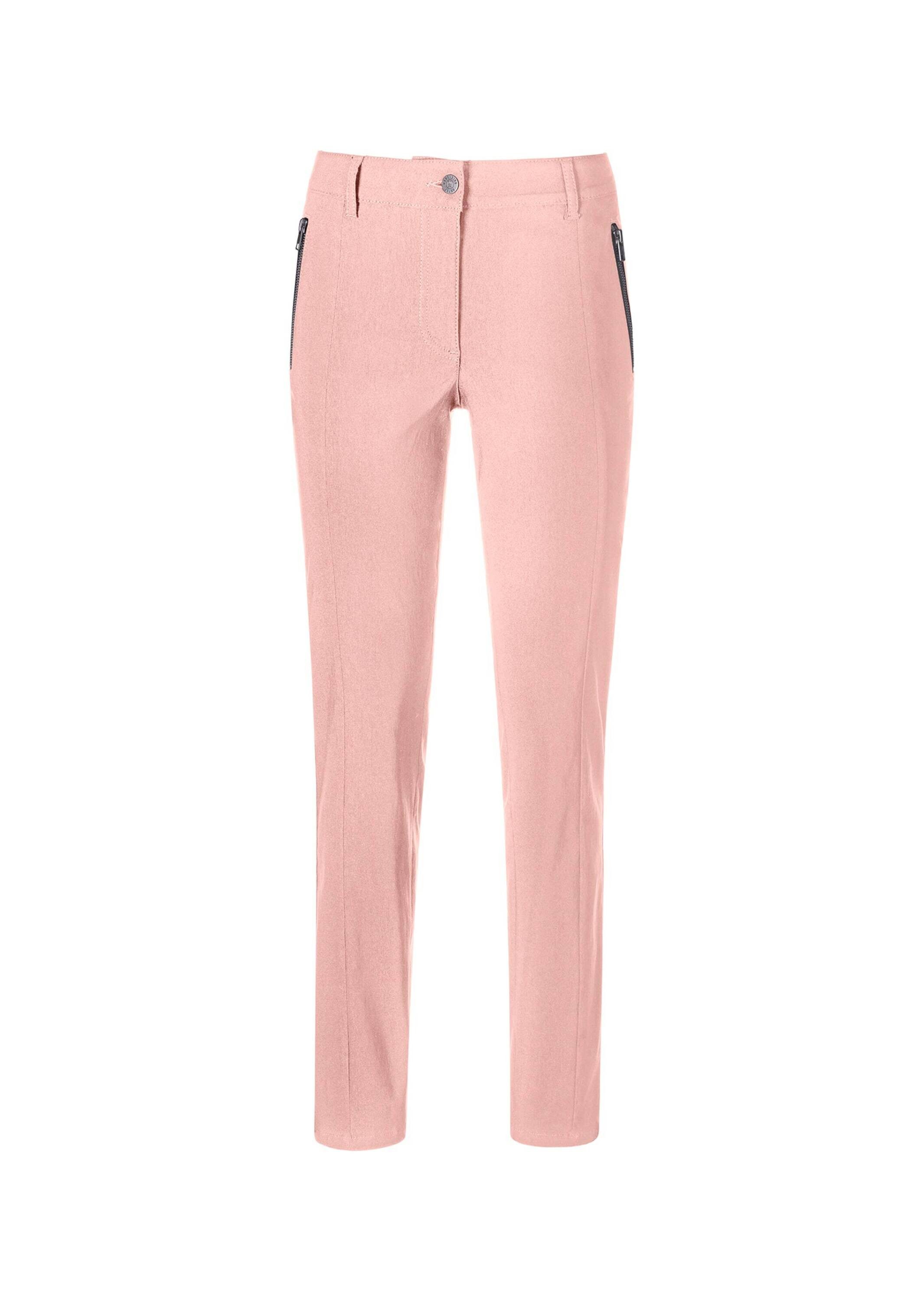 Stoffhose Schmale Skinny-Hose, Zippertaschen