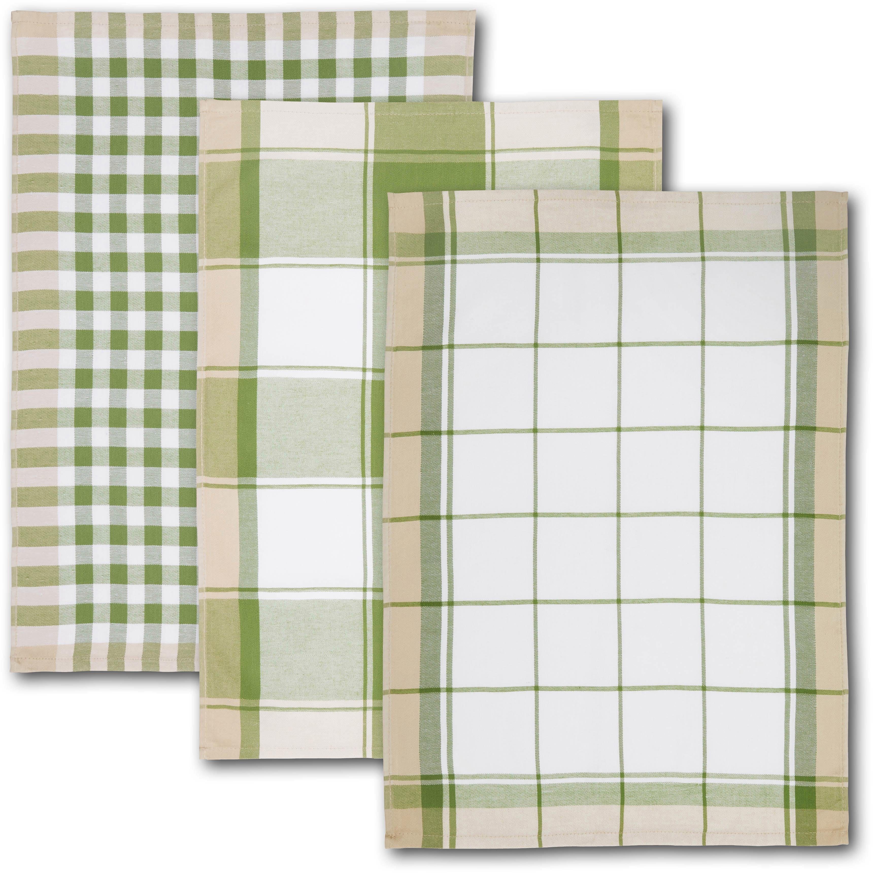 Dyckhoff Geschirrtuch KARO, Maße je Tuch ca. 50x70 cm, (Set, 6-tlg), mit dr günstig online kaufen