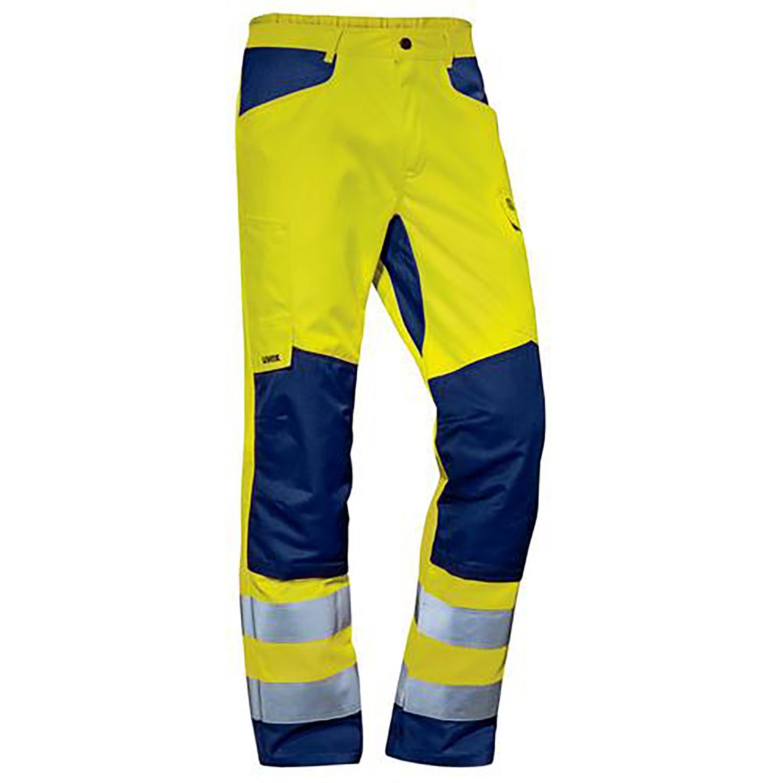 Arbeitshose Cargohose Construction gelb, warngelb