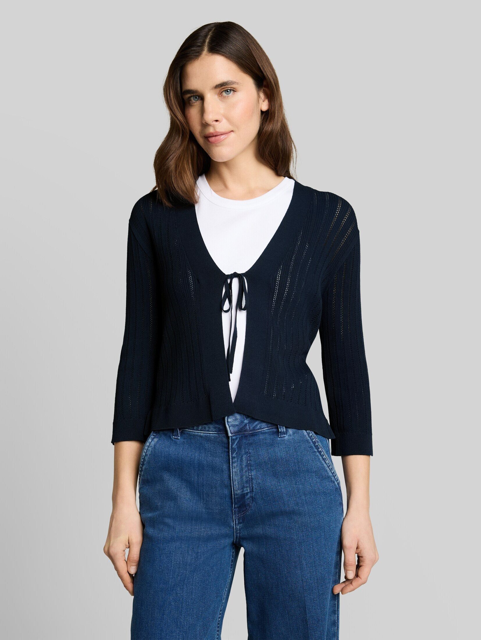 TOM TAILOR Cardigan Pullover & Strickjacken Cardigan mit Schleifendetail