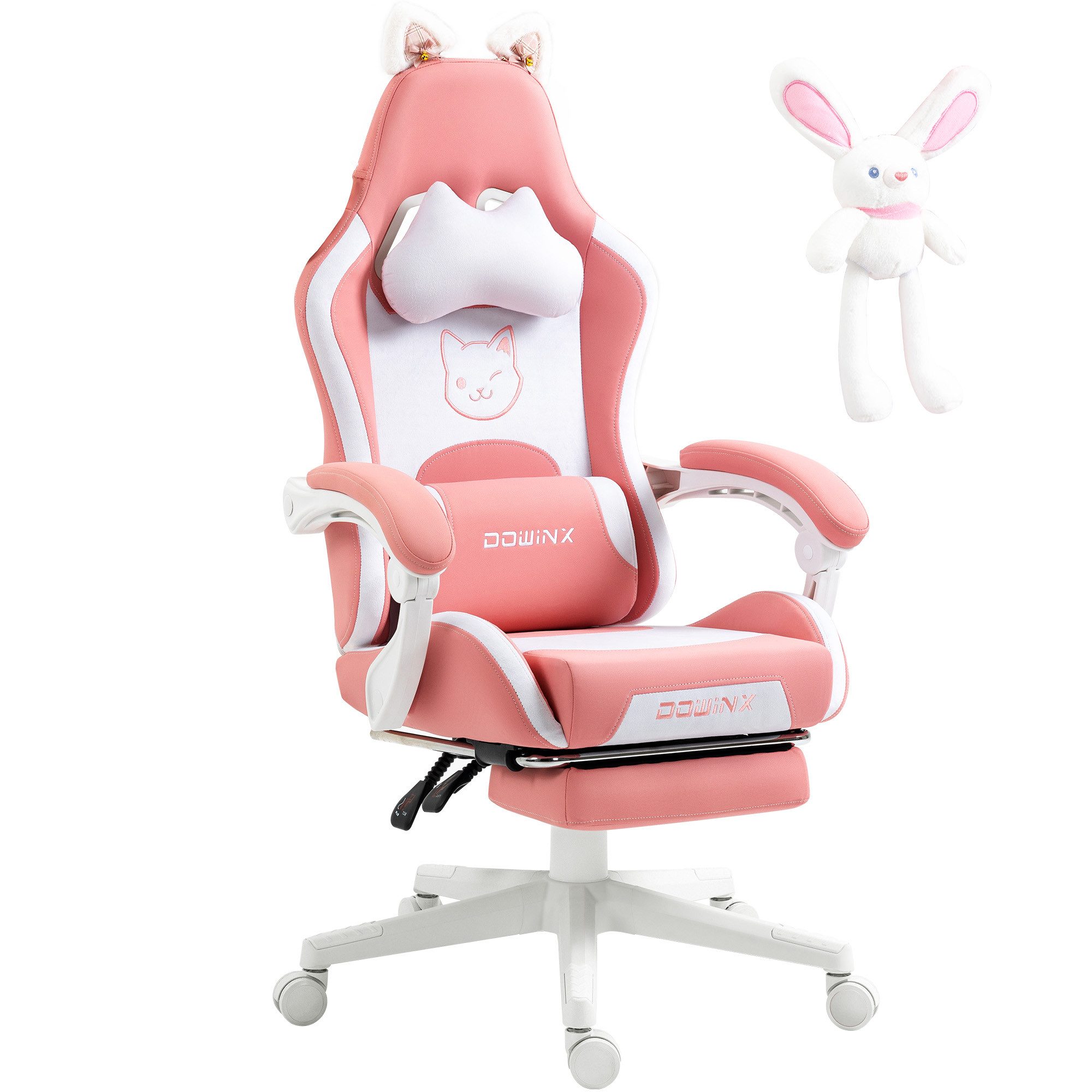 Dowinx Gaming-Stuhl Niedliche Katzenversion, PU-Leder, ergonomisches günstig online kaufen