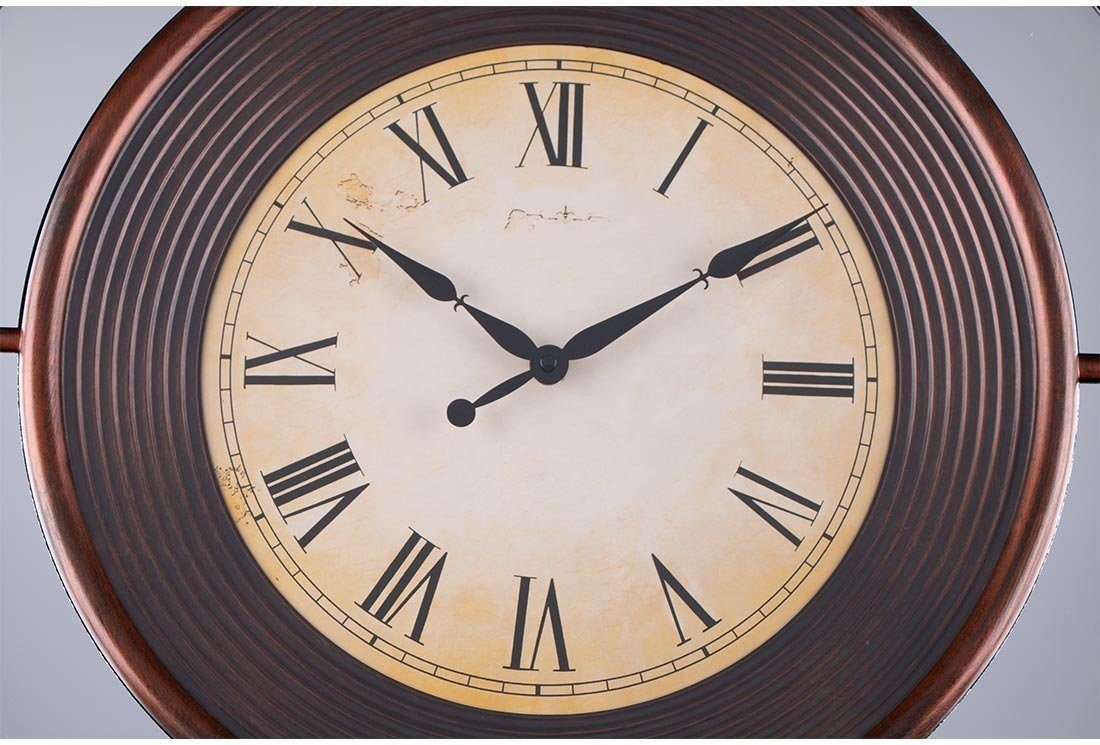 Dekonaz Wanduhr XL, Wanduhr, Römische Zahlen, 62x62 cm