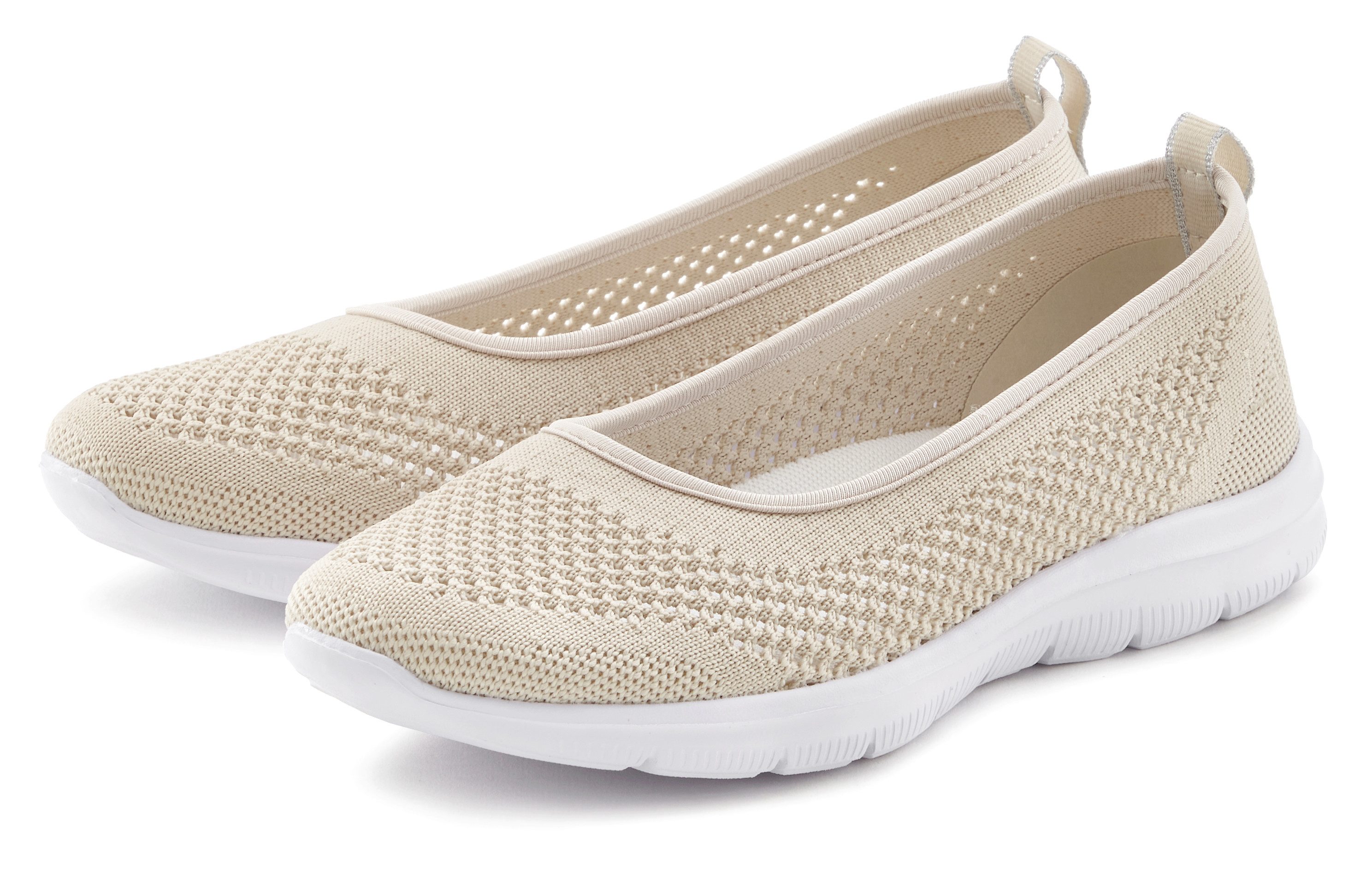 LASCANA Halbschuh, Sneaker Ballerinas ultraleichter Slipper, Freizeitschuh günstig online kaufen