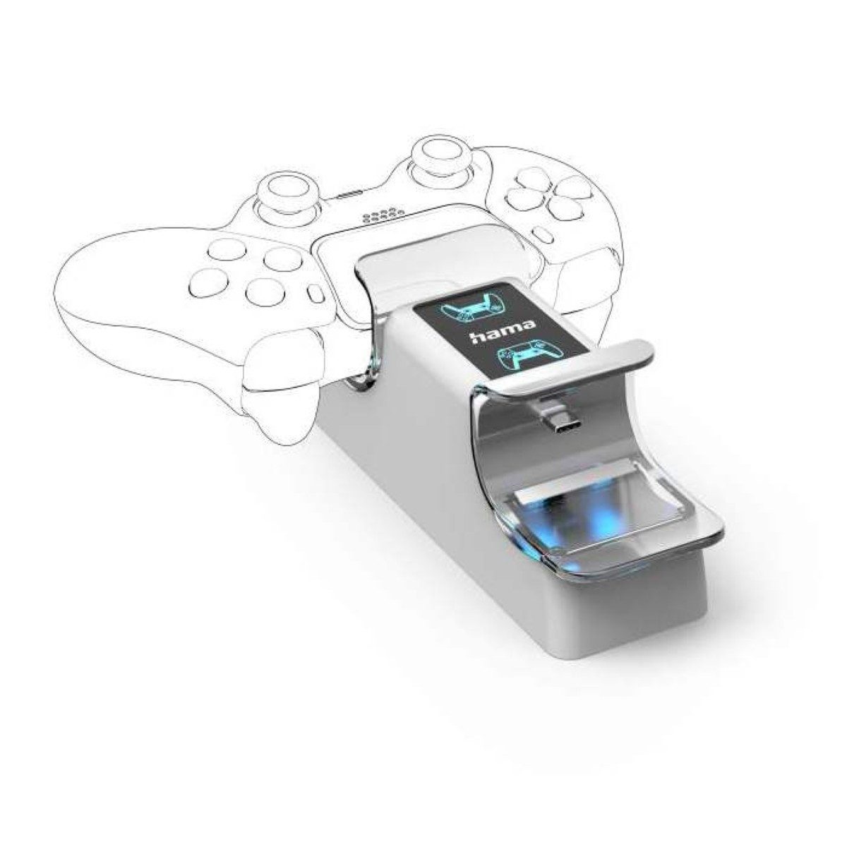 Dual Ladestation für Sony PS5 Wireless Controller Controller-Ladestation
