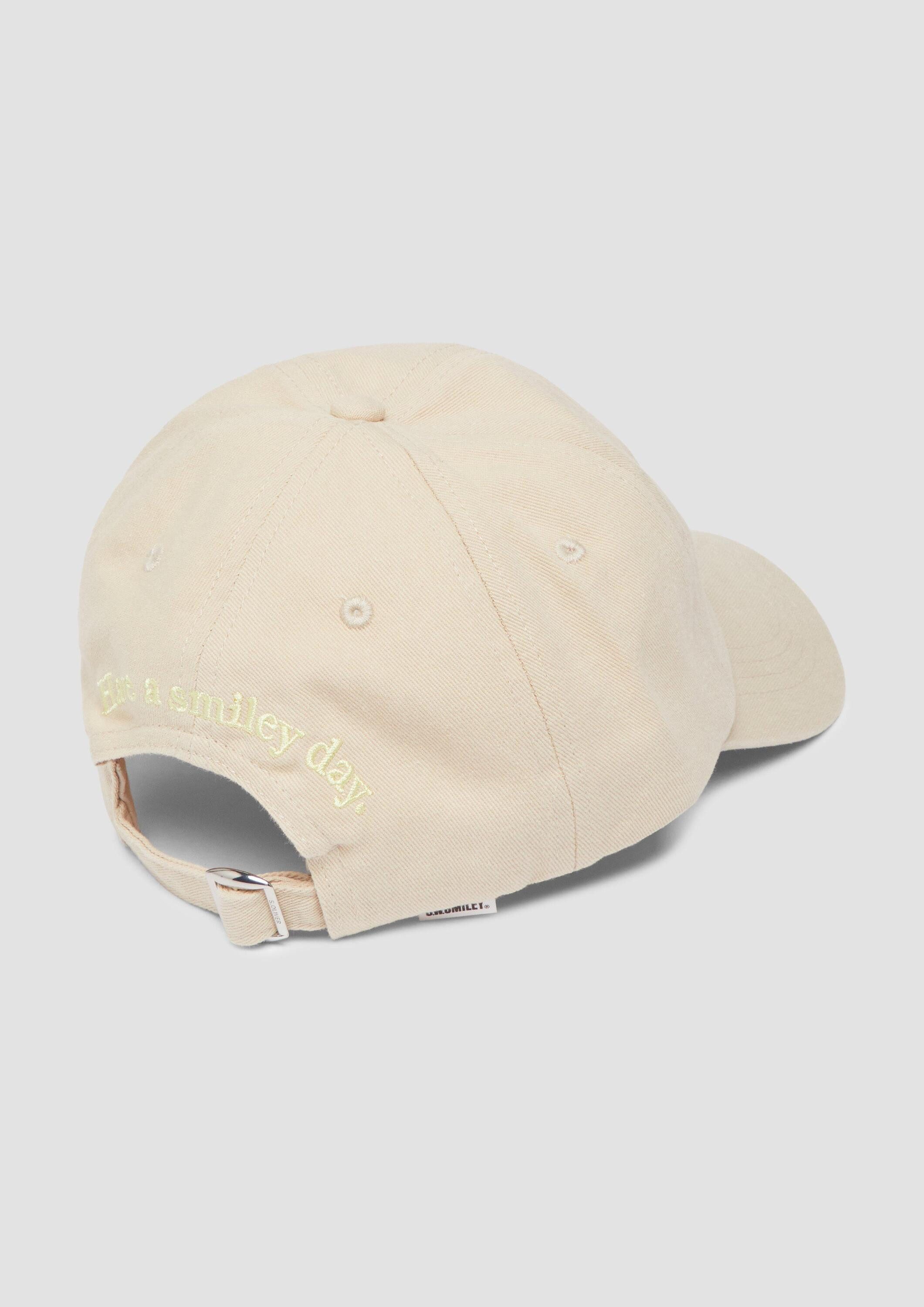 s.Oliver Snapback Cap Kappe Sportive Kappe mit S.W.-Smiley®-Stickerei