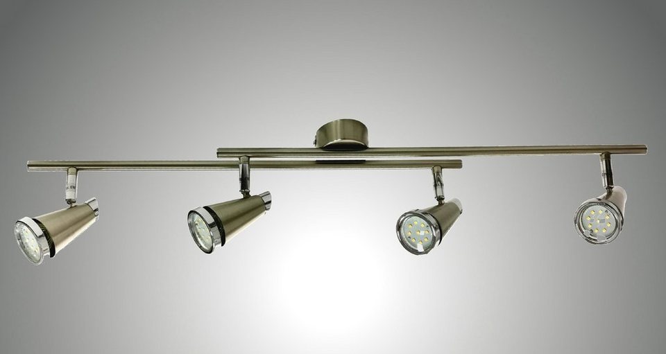 LED Deckenleuchte GU10 Strahler 4-Flammig Deckenstrahler  Deckenlampe  Flurlampe
