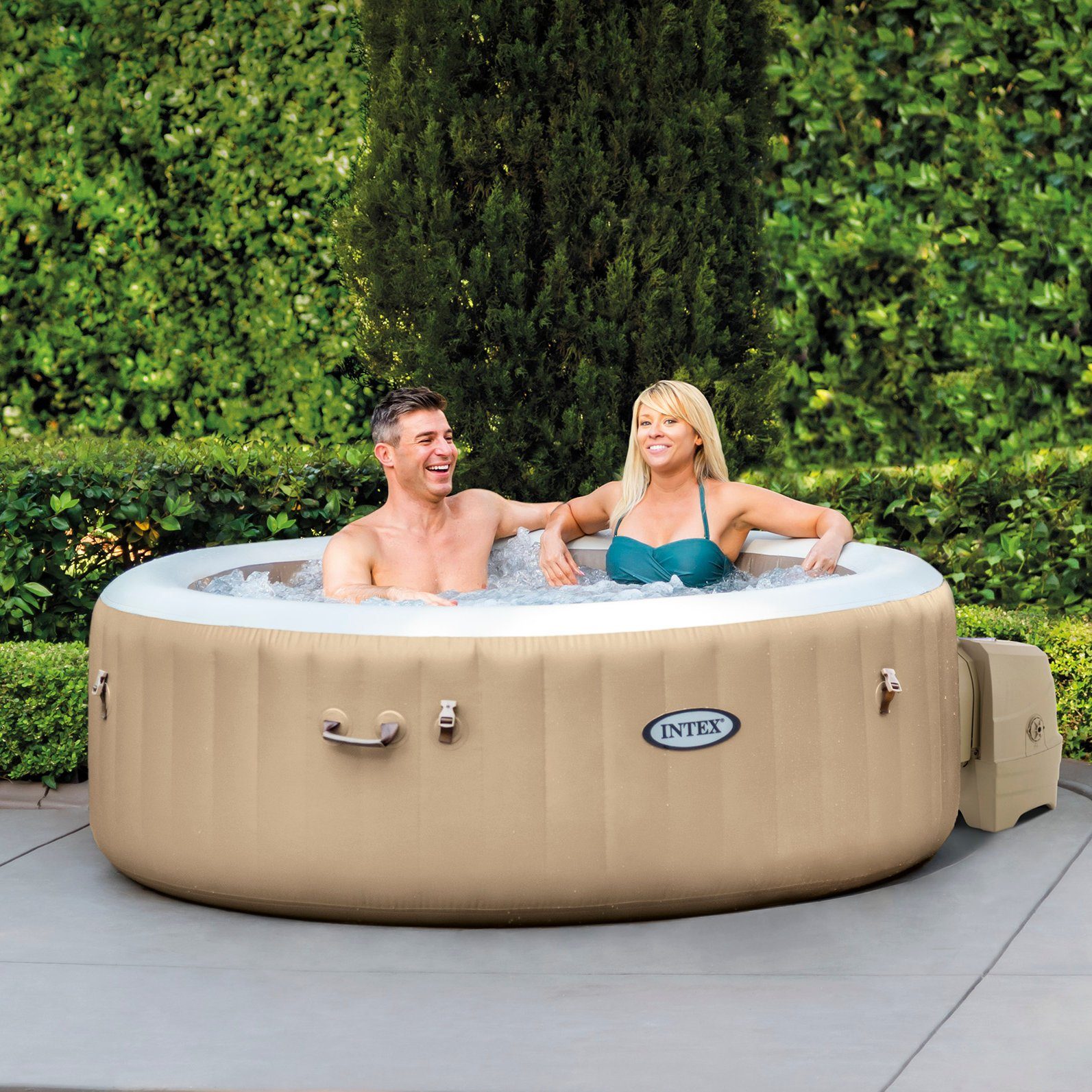 Intex Whirlpool Whirlpool PureSPA Bubble (sahara günstig online kaufen