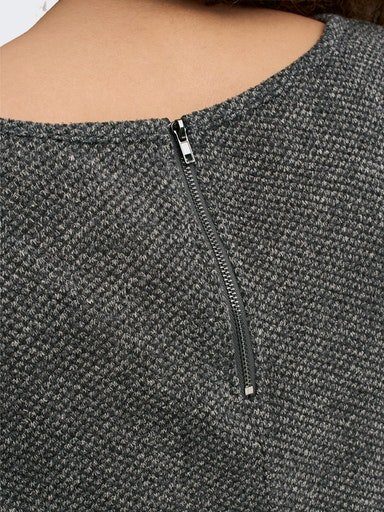 ONLY CARMAKOMA 3/4-Arm-Shirt CARMARTHA 3/4 TOP Kunstfaser, loose fit