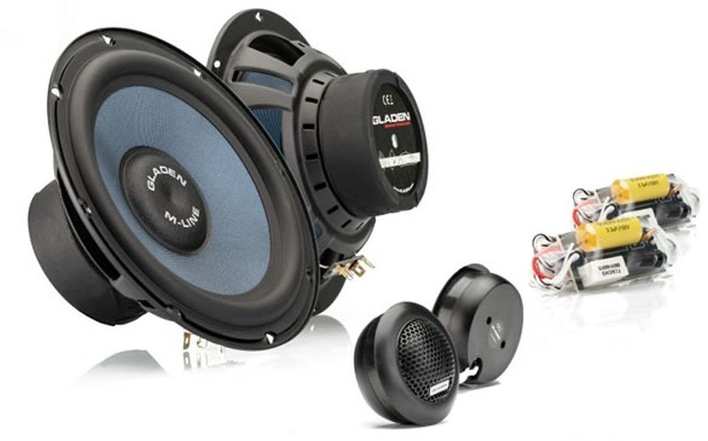Gladen Audio M-Line M165 Generation G2 16,5cm Kompo Lautsprecher System Auto-Lautsprecher (16cm Max)
