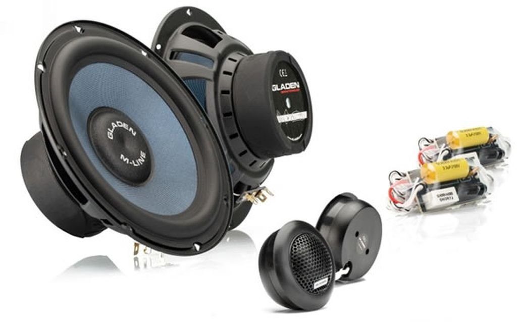 Gladen Audio M-Line M165 Generation G2 16,5cm 2-Wege Auto-Lautsprecher (85 W, 16 cm)
