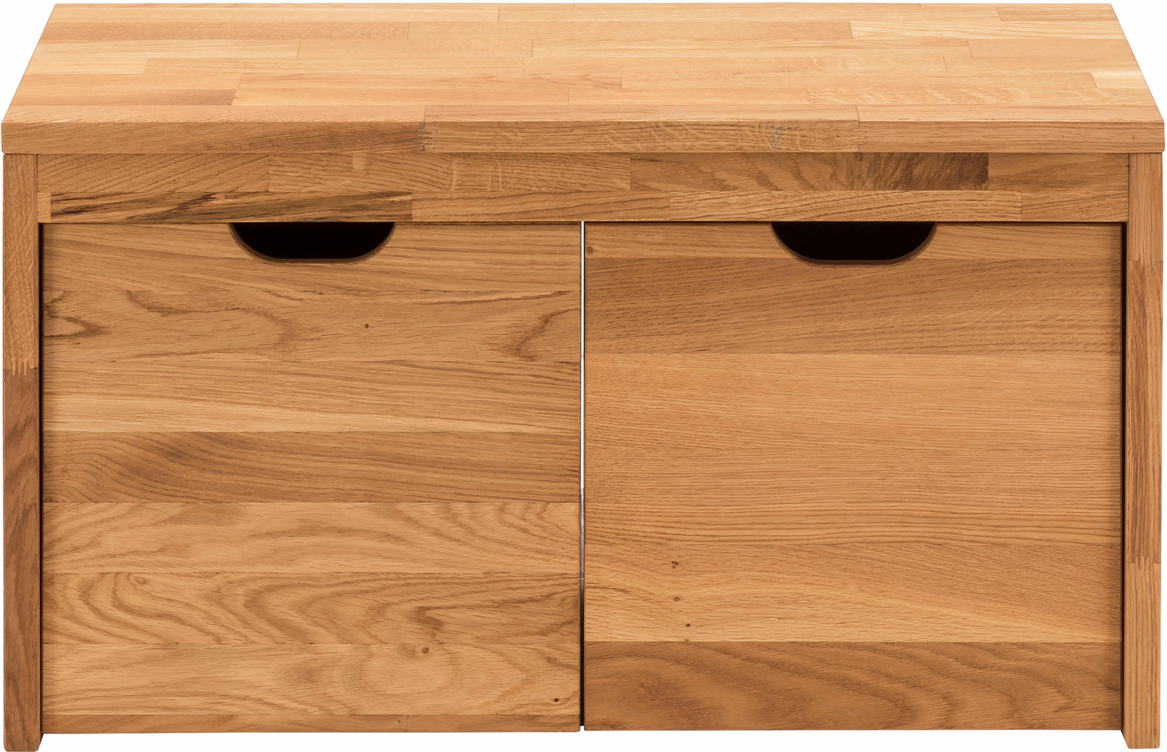 Home affaire Schuhbank Dura Schuhbank incl. Schubladen funktionell und stabil, Massivholz, Skandinavisches Design, Robust, stabil, FSC zertifiziert