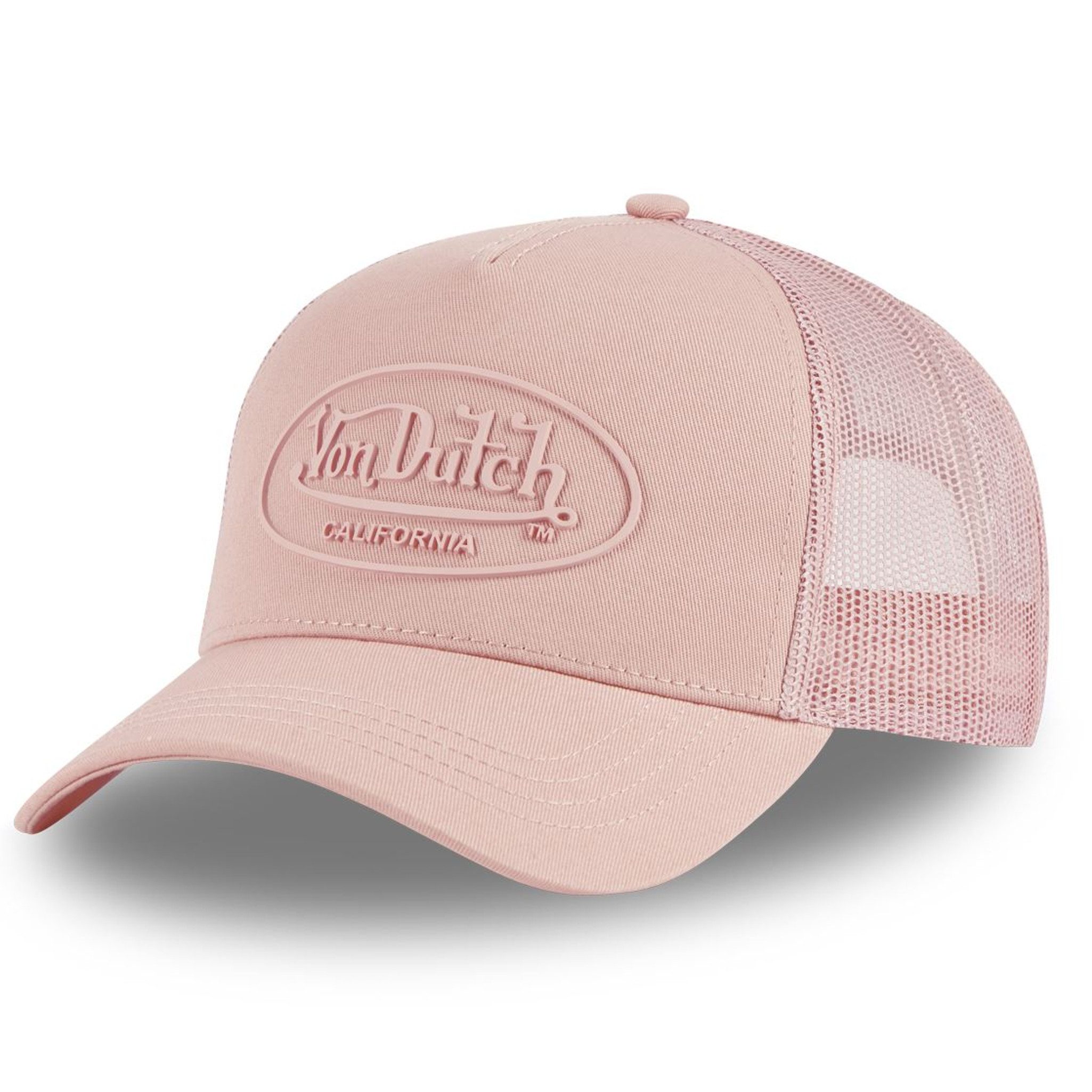 Von Dutch Trucker Cap Von Dutch Originals Trucker Cap - CALIFORNIA Twill Rubber T/T (Basecap, Basecap, Meshcap, Trucker Kappe)