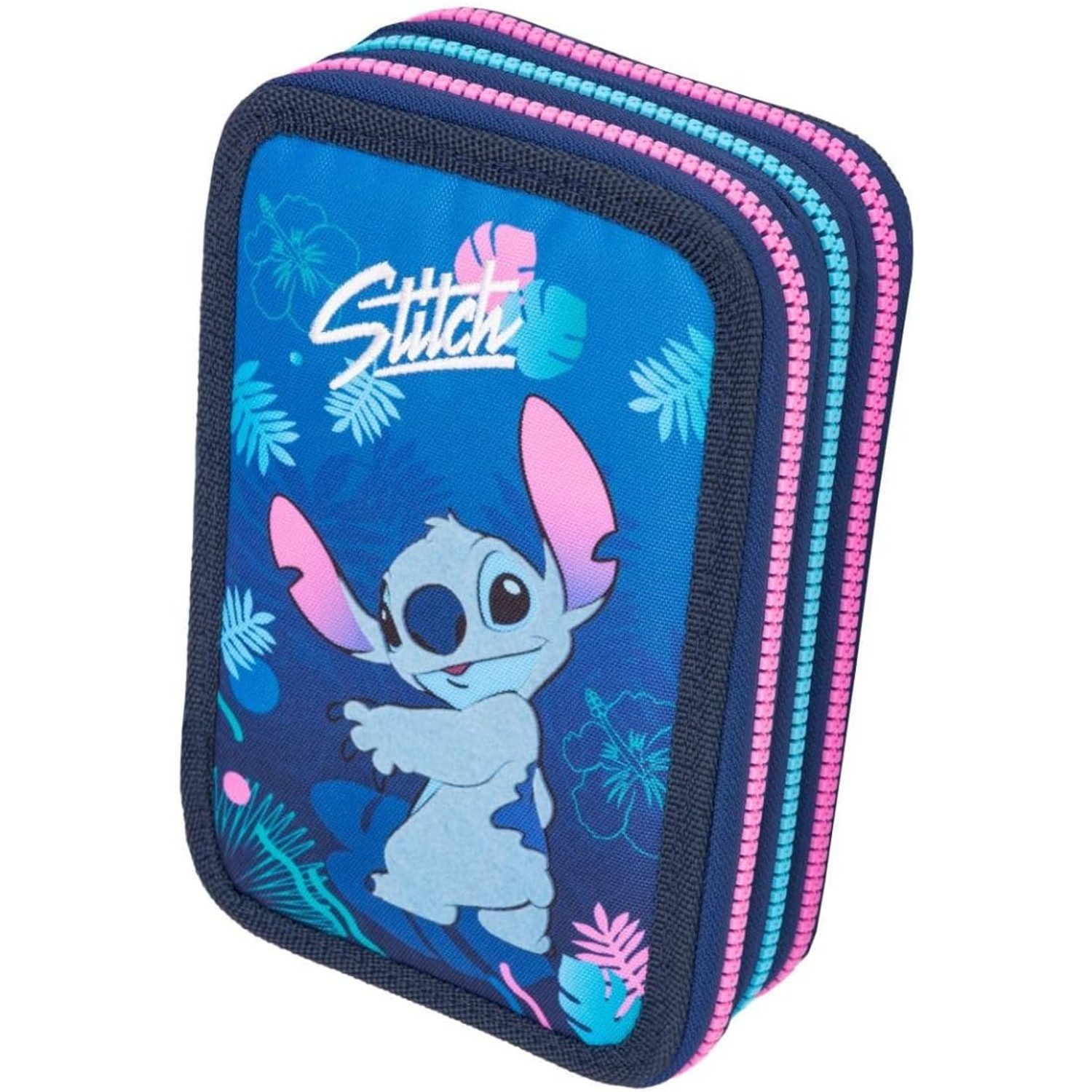 CoolPack Federmäppchen Dreifach-Mäppchen mit Zubehör Stitch, (1-tlg) günstig online kaufen