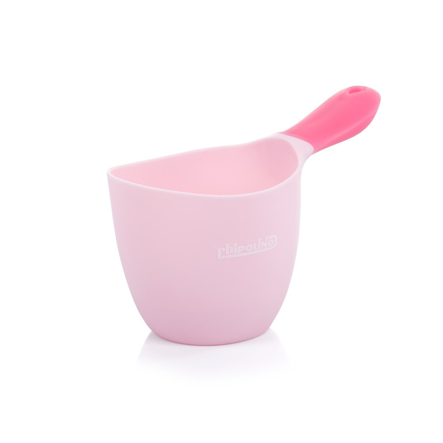 Chipolino Badespielzeug Baby Badetasse Herz, Badezubehör, weiche Kanten, ergonomischer Griff pink