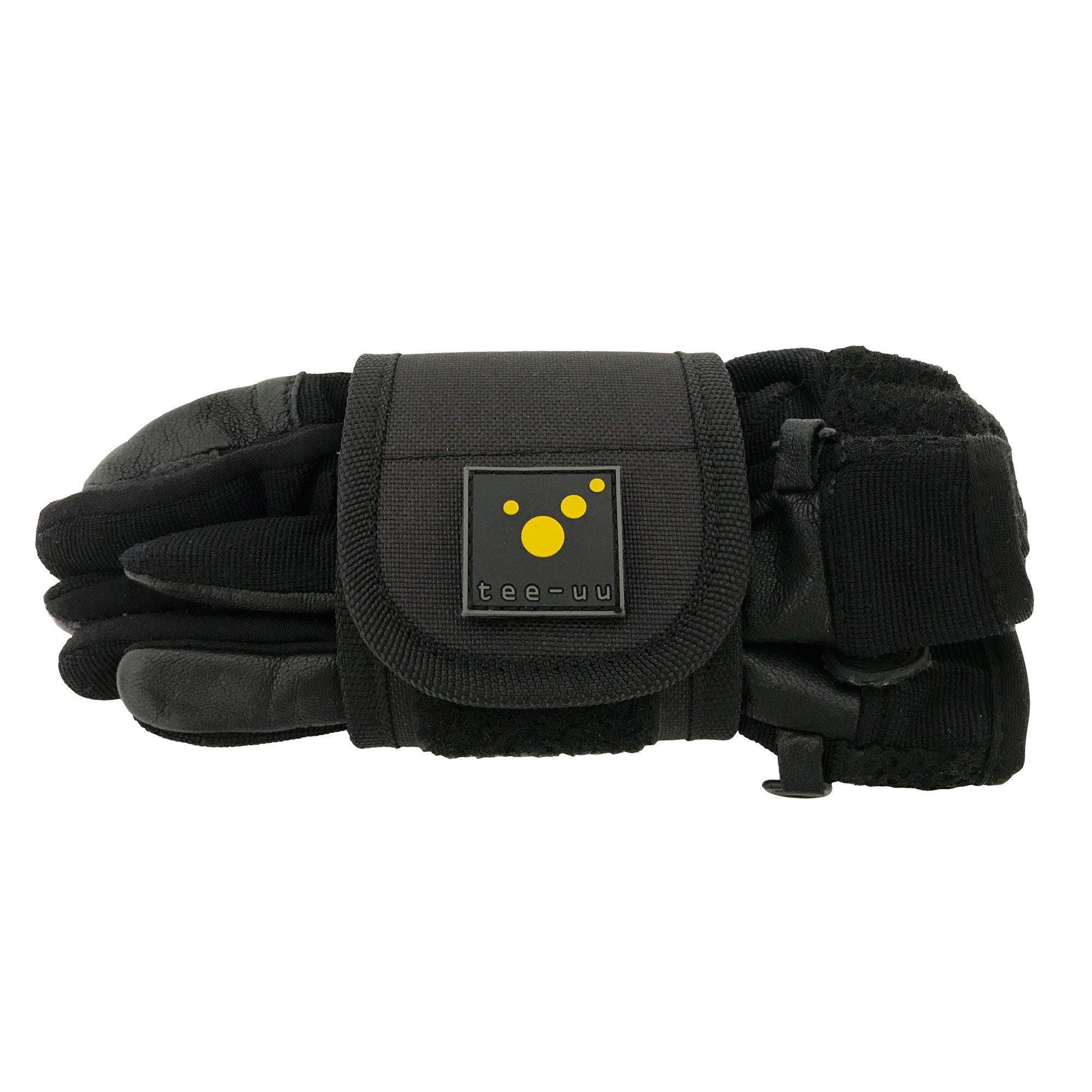 Arzttasche tee-uu FIX Handschuh-Holster Schwarz 8 x 10 x 3 cm