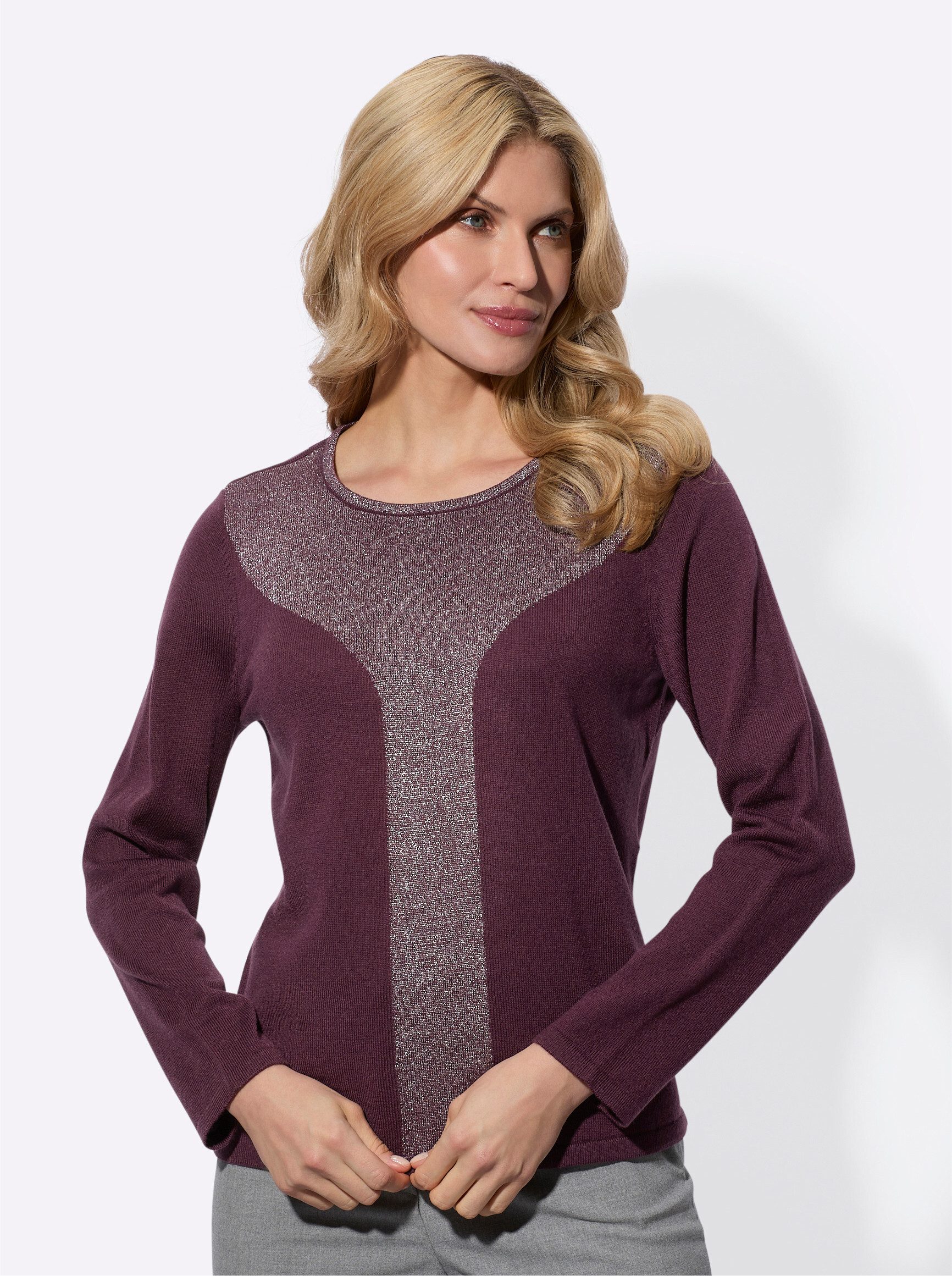 Strickpullover Langarm-Pullover