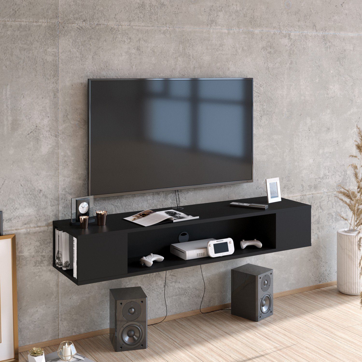 Skye Decor TV-Schrank Schränke, 23x135x35,2 cm, 100% Melaminbeschichtete Partikelplatte