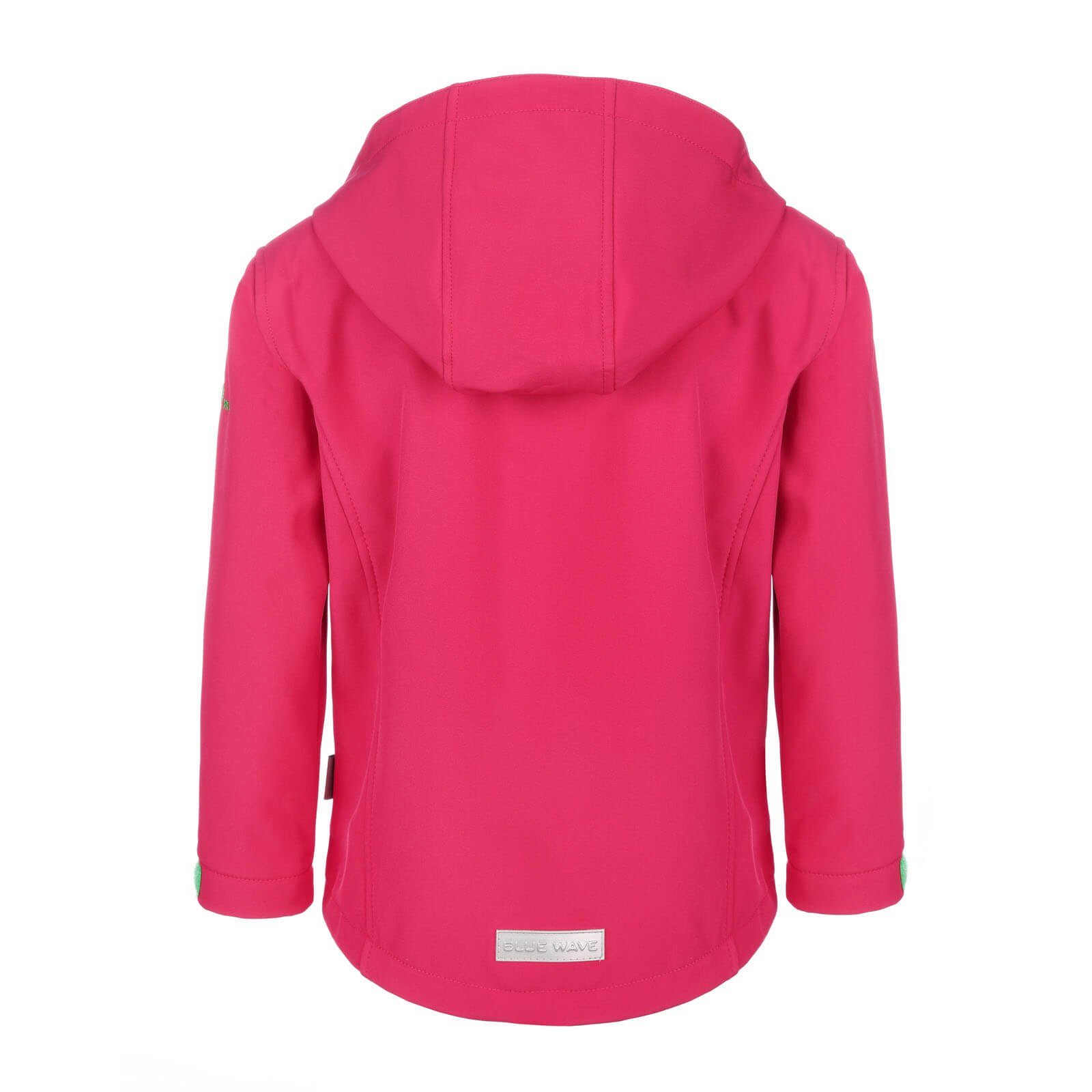 Jacke pink Bonnie Wave & - Softshelljacke / Blue Winddicht Kinder Atmungsaktiv Outdoor-Jacke weiß Mädchen