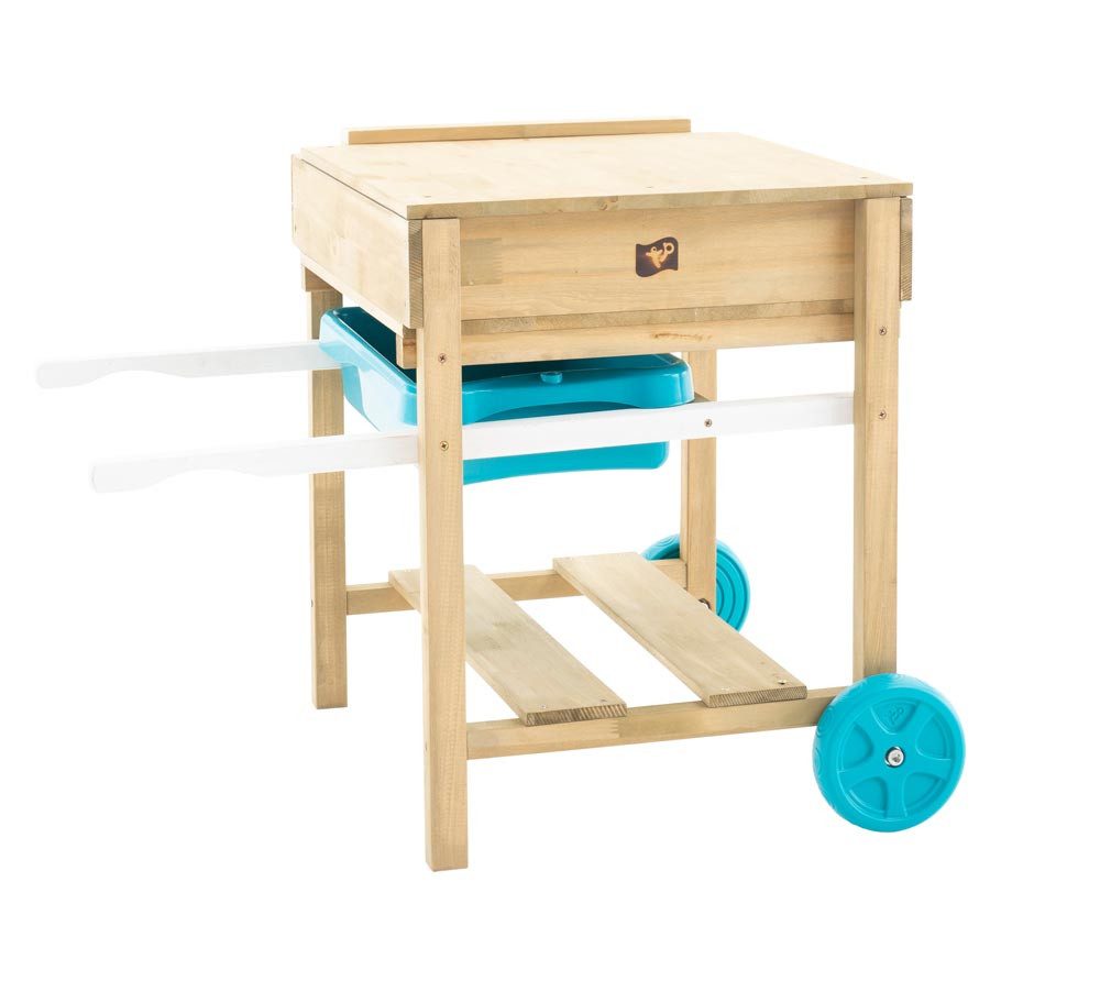 TP Toys Wasserspieltisch Matschtisch Fun, (1-tlg), Geeignet ab 3 J., Aufsteckbare Kreidetafel, LxBxH 81x65x63cm