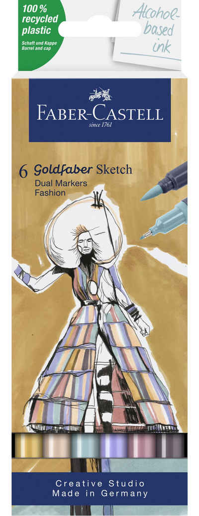 Faber-Castell Marker Faber-Castell Goldfaber Sketch Marker Fashion 6er Set