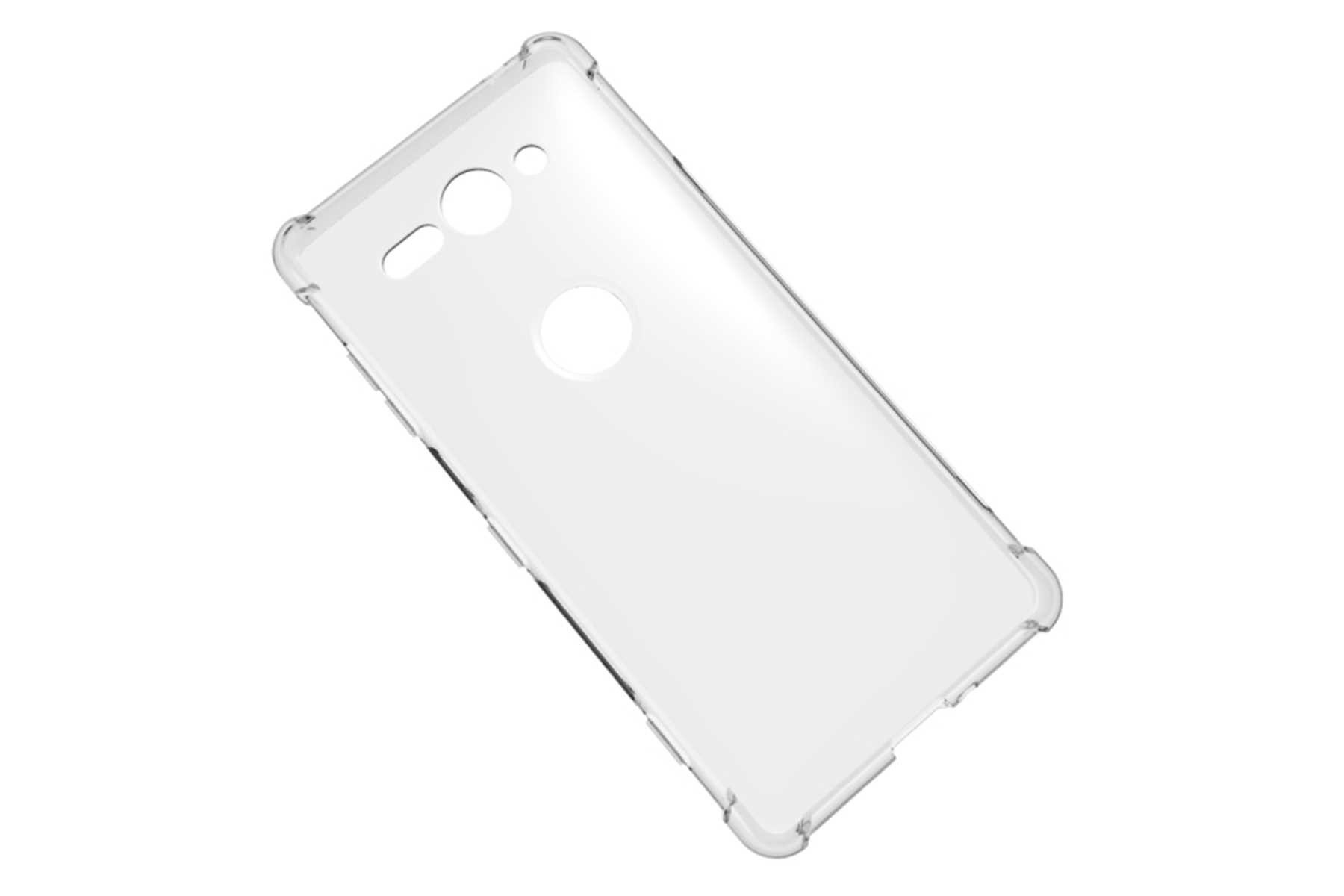 mtb more energy Smartphone-Hülle Clear Armor Case für Sony Xperia XZ2 Compact, Transparente TPU Schutzhülle Case Backcover mit Anti-Shock Verstärkung