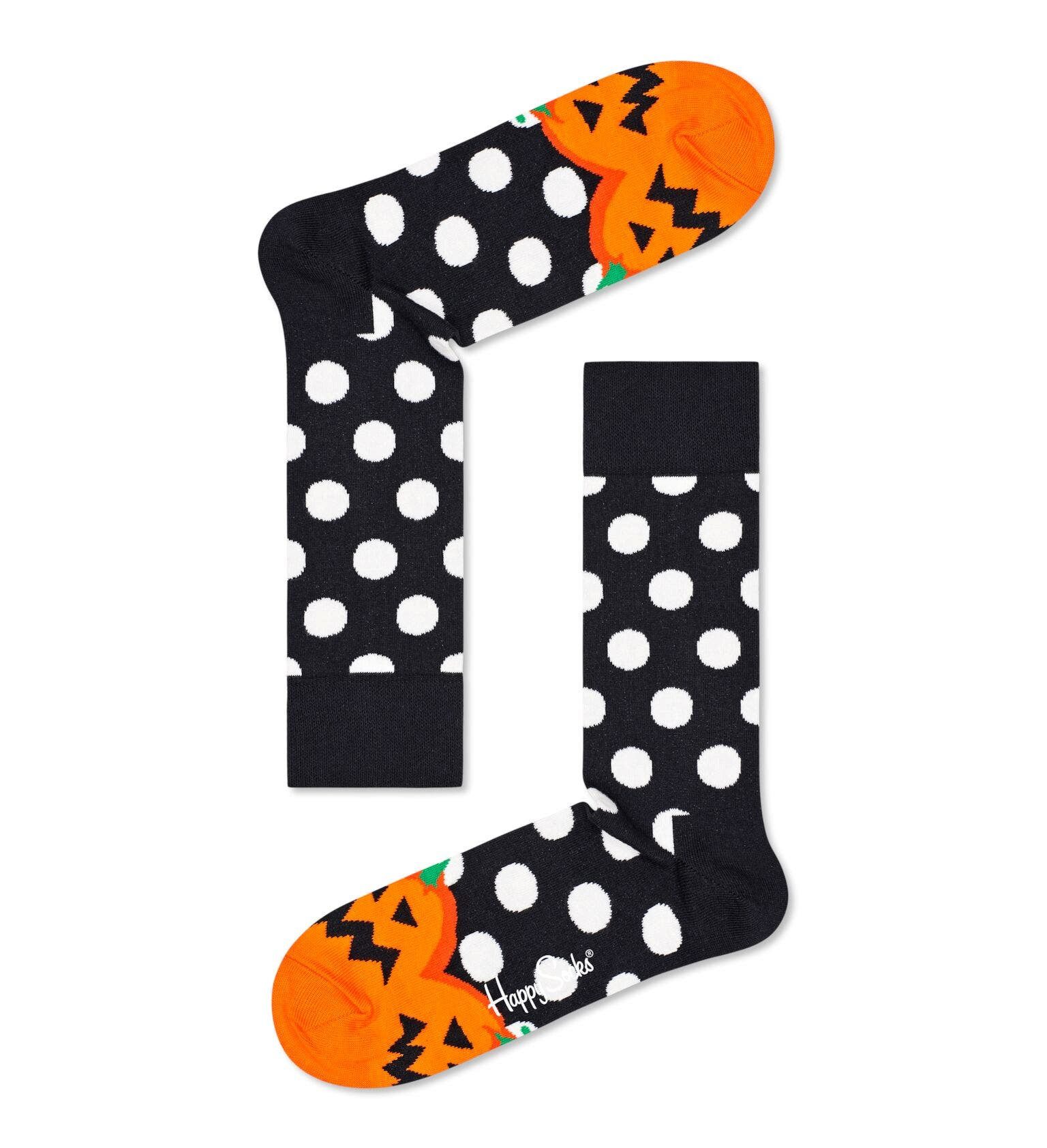 Happy Socks Socken Tagessocke Crew Halloween Geschenkbox schwarz - 3 Paar günstig online kaufen