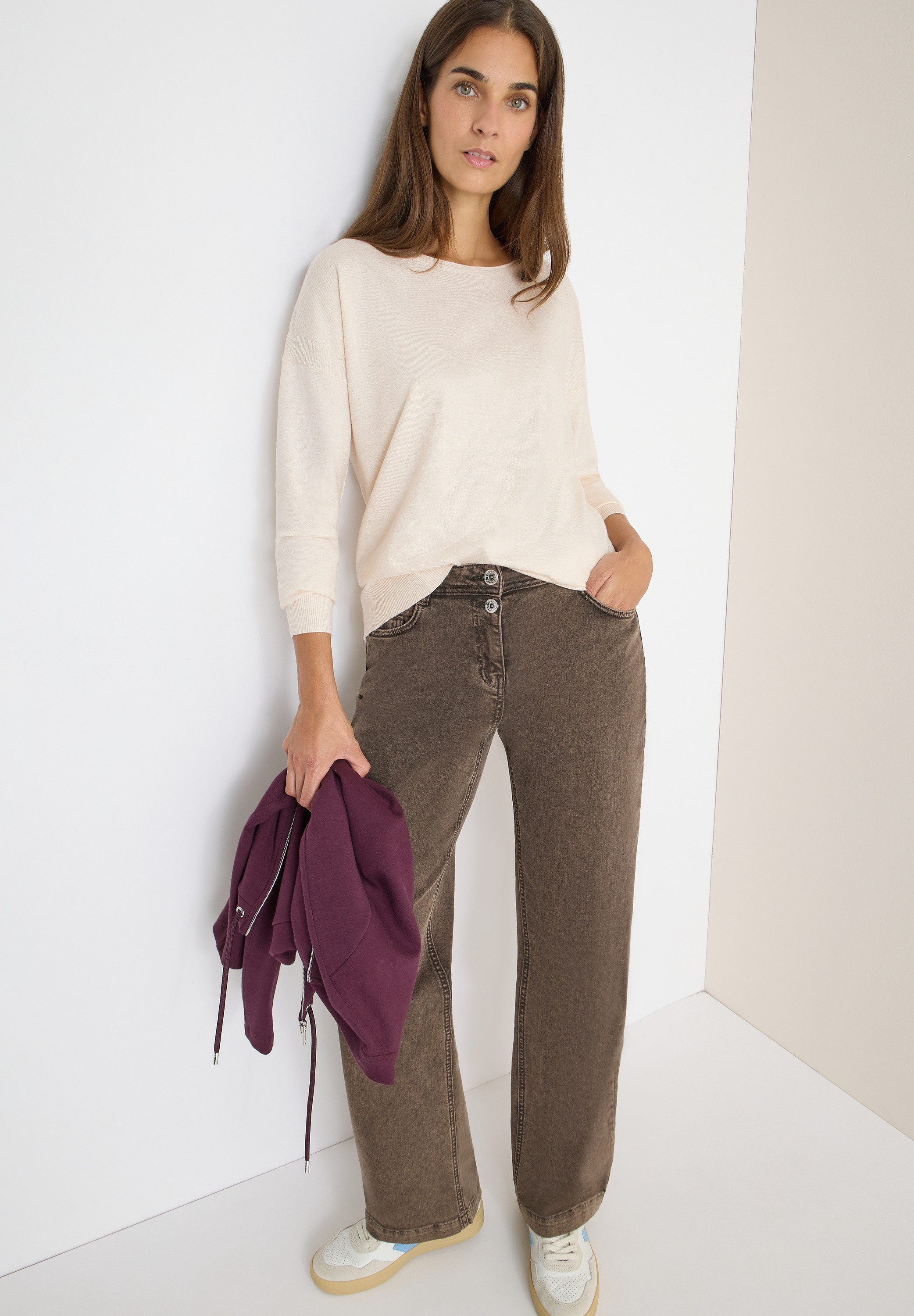 CECIL Strickpullover mit Strukturdetail