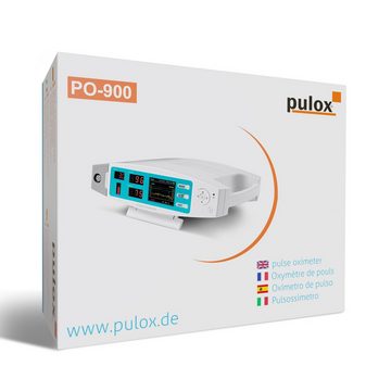 pulox Pulsoximeter PO-900 Stationäres Pulsoximeter mit Alarmfunktion und Software