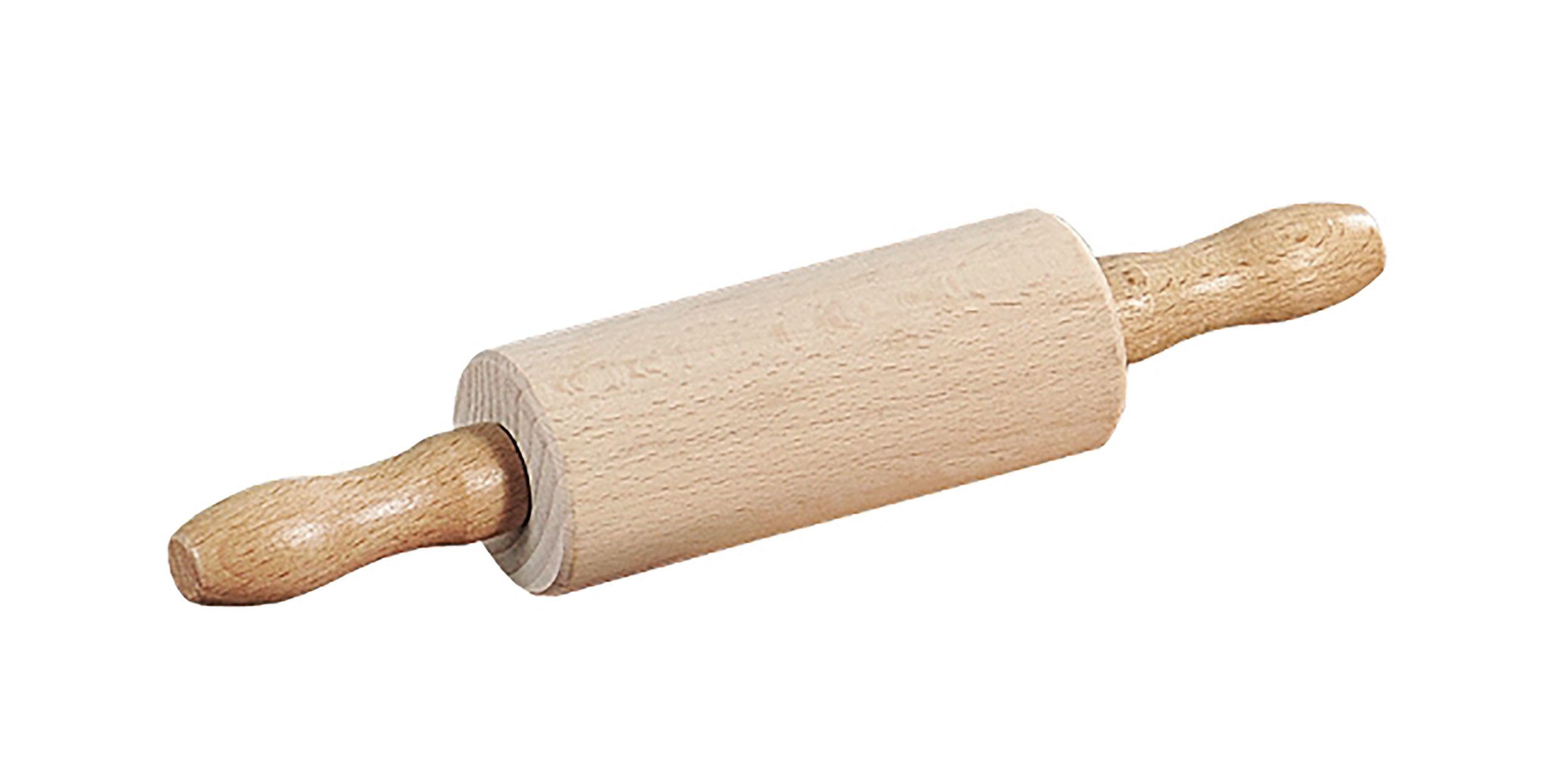 KESPER® Teigroller MINI-TEIGROLLE Buche 23x4,5cm Kinder Nudelholz Kinderteigrolle 55 Buchenholz, aus Buchenholz Teigausroller Ausroller Holz