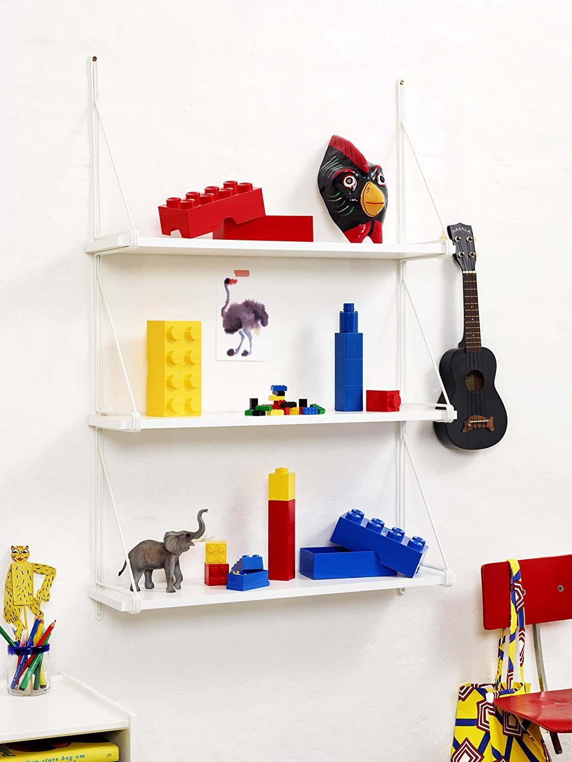 Aufbewahrungsbox - Lego rot Box Classic Copenhagen Room