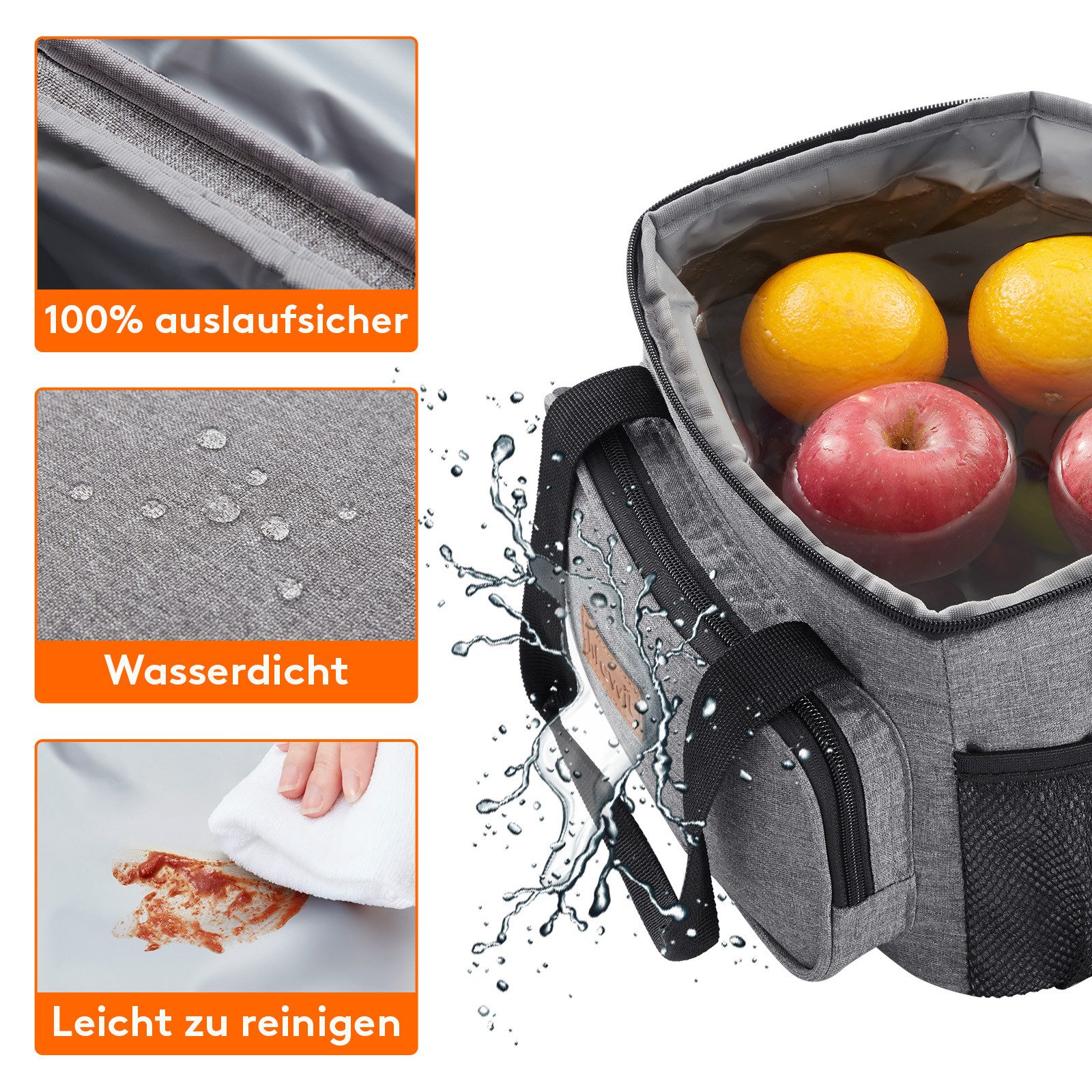Lifewit Picknicktasche Kleine isolierte faltbare Kühltasche wasserdicht für Lunch und Strand.