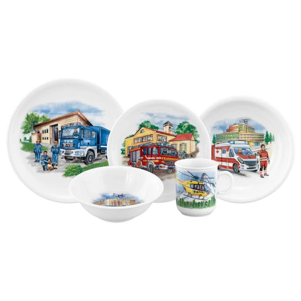 Kindergeschirr-Set Seltmann Weiden Compact Blaulicht Kinder Set 5 tlg.