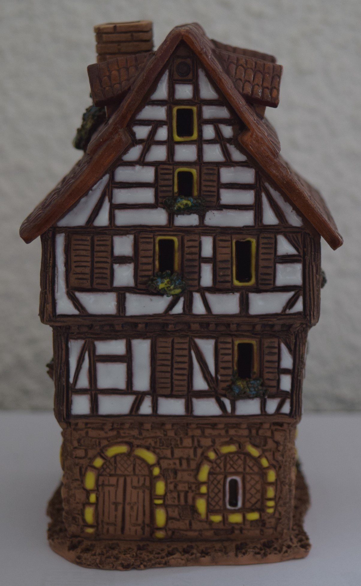 Fachwerkhaus HandArt, - - Dekohelden24 (1 Räucherhaus Keramik- Lichthaus G St) Haus
