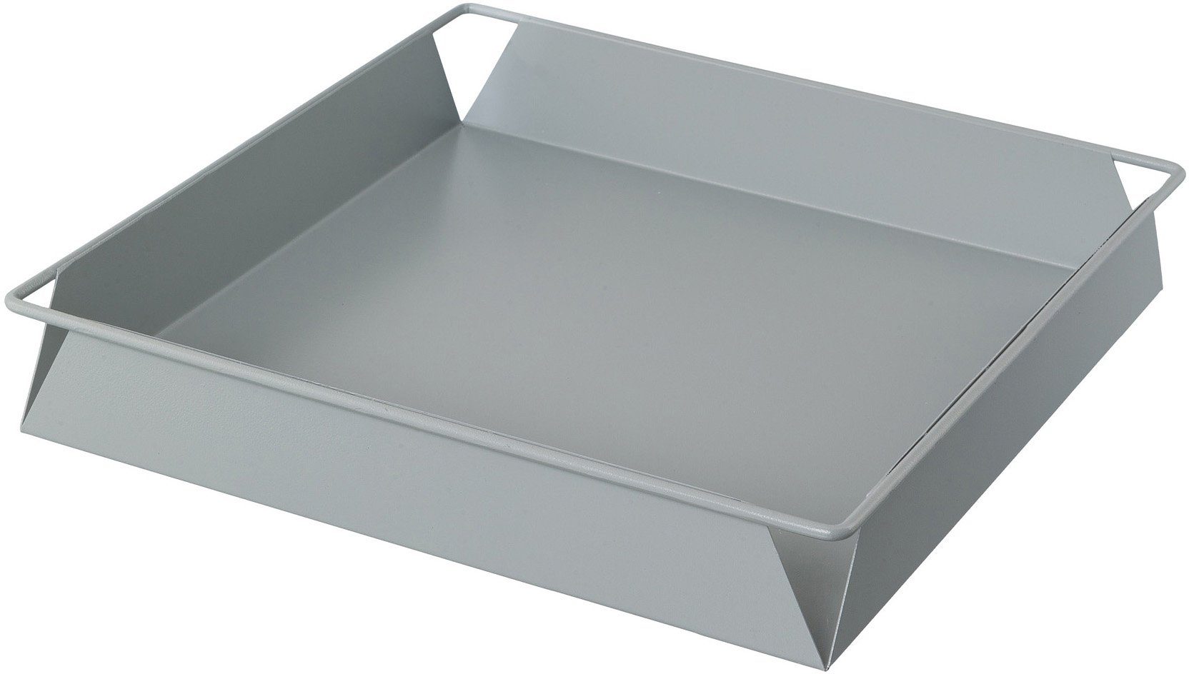 OTTO home Tablett Nilsby, Metall, (Set, 3-tlg., 31x31x5 cm / 26x26x5 cm / 21x21x5 cm)