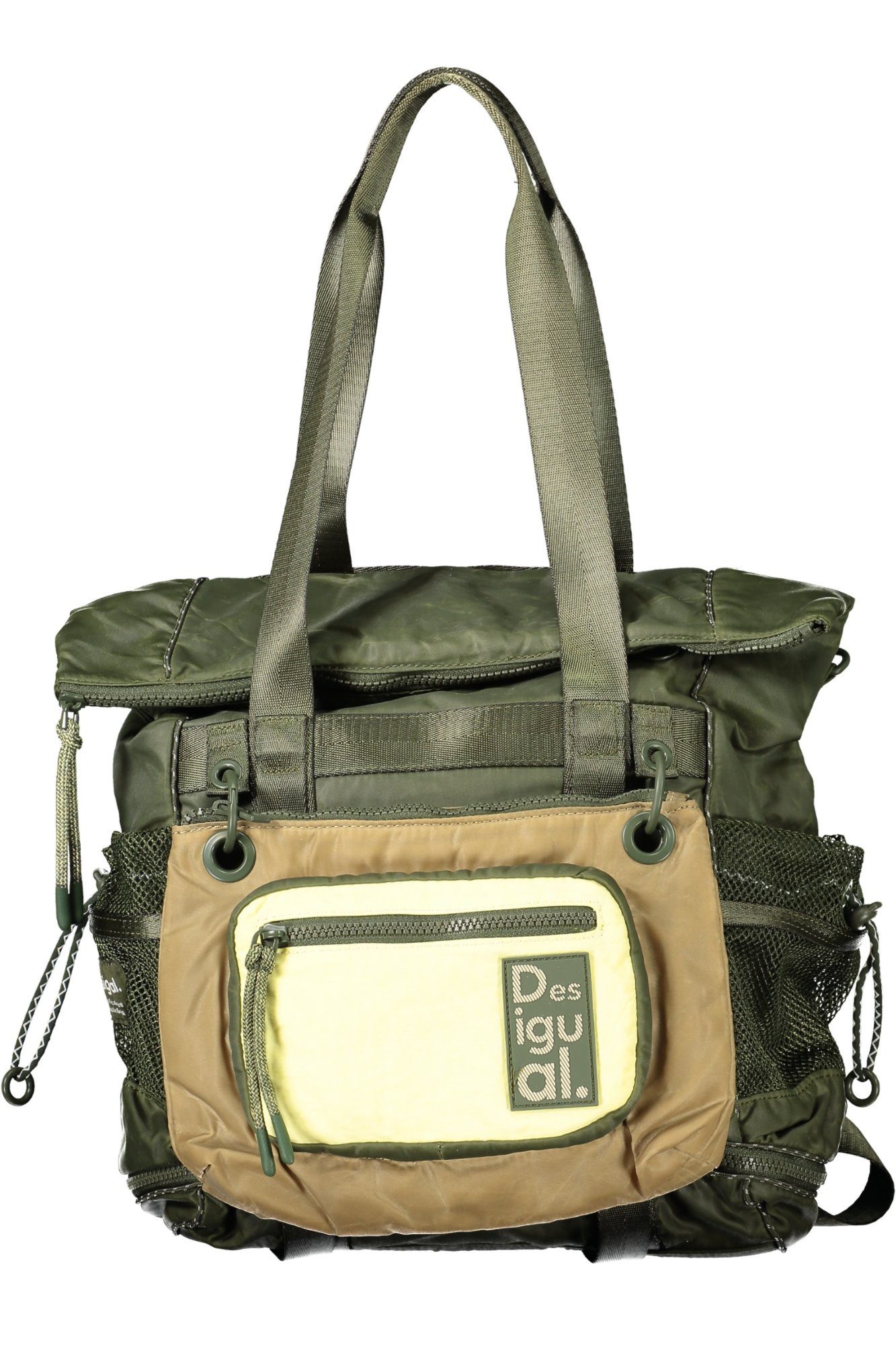 Desigual Umhängetasche, Vielseitige grüne Damenhandtasche – Umwandelbar zum günstig online kaufen