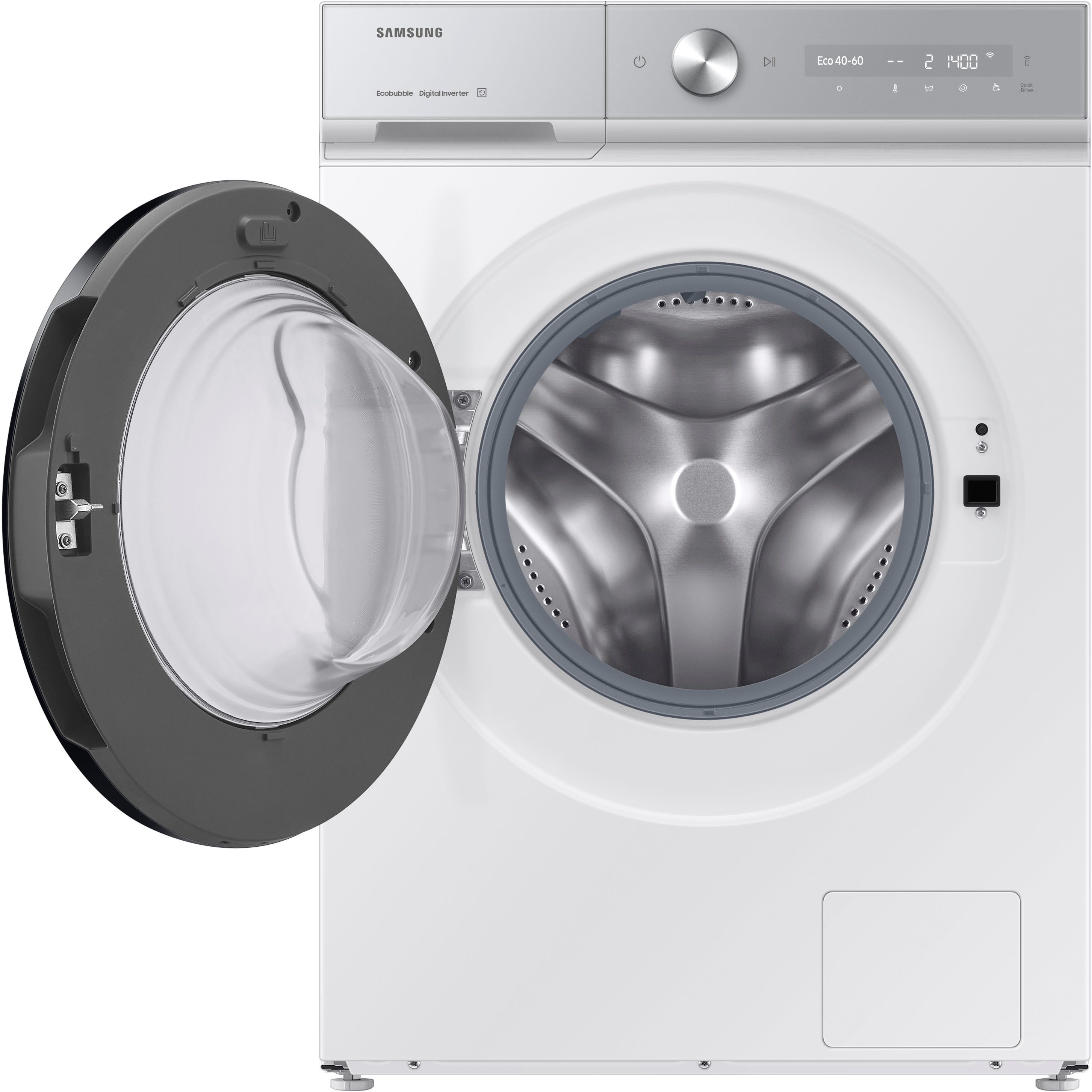 Samsung Waschmaschine WW8400D WW11DB8B95GH, 11 kg, 1400 U/min, Quick Drive™ Option – Volle Waschleistung. Halbe Zeit
