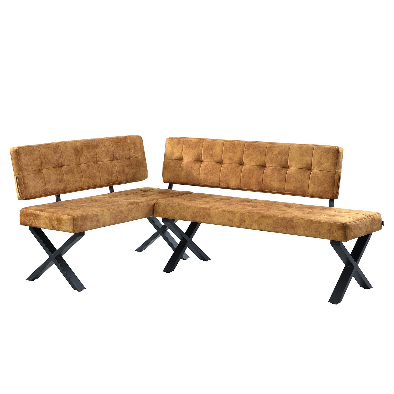 B&D home Eckbank EKA (2-St), beidseitig montierbar, gepolstert, mit Rückenlehne, verschiedene Maße