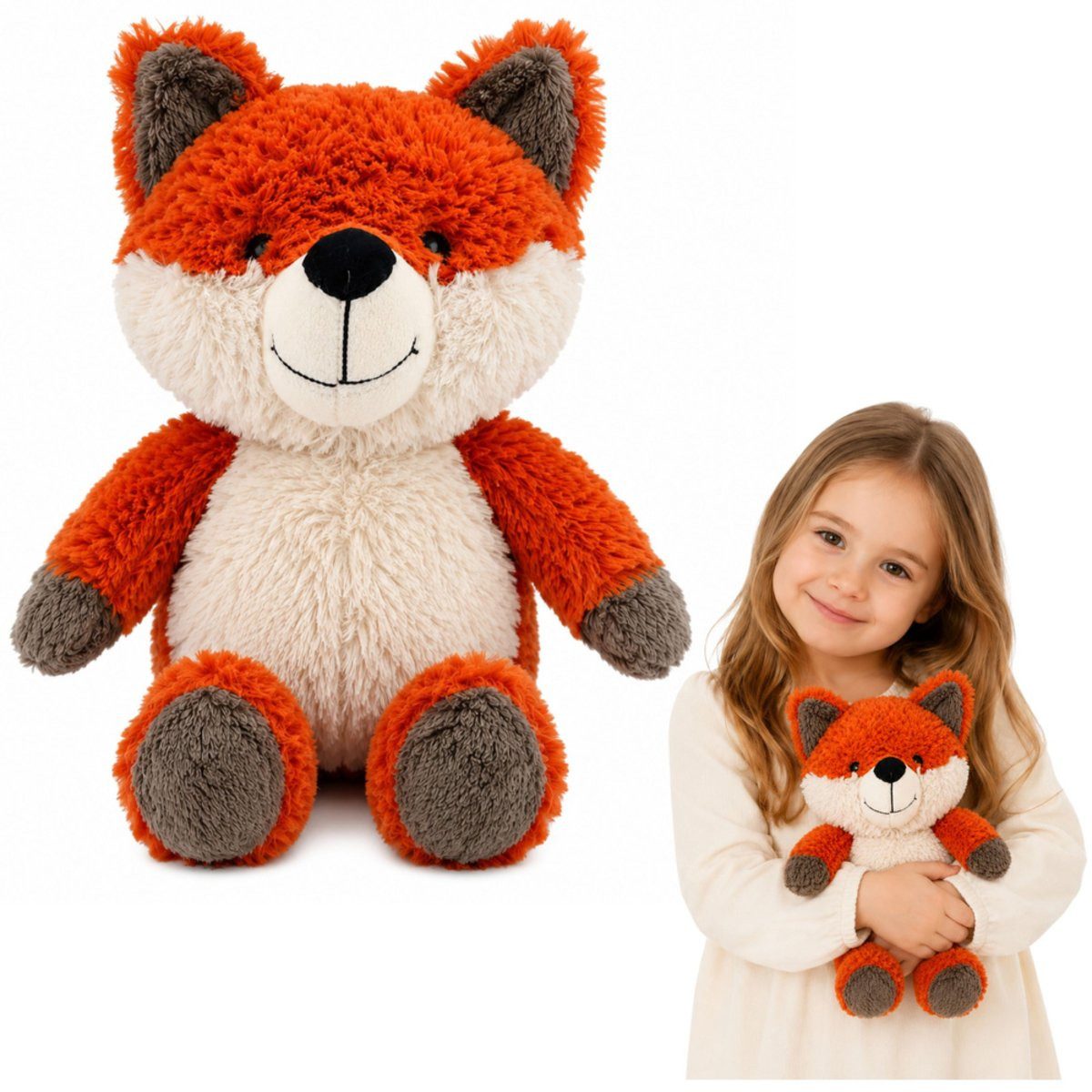 Wisam Plüschfigur Plüschfuchs, weiches Plüschtier, 28 cm (1-St)