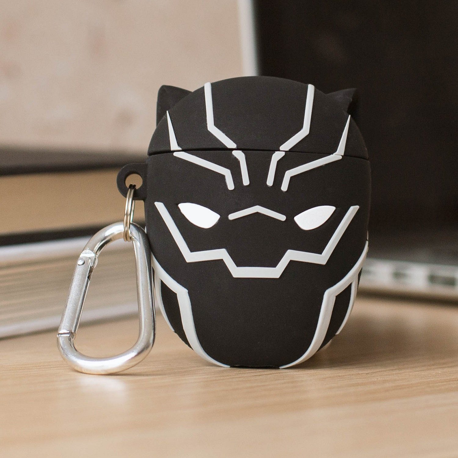 Thumbs Up Kopfhörer-Schutzhülle PowerSquad - 3D Airpods Case - Black Panther