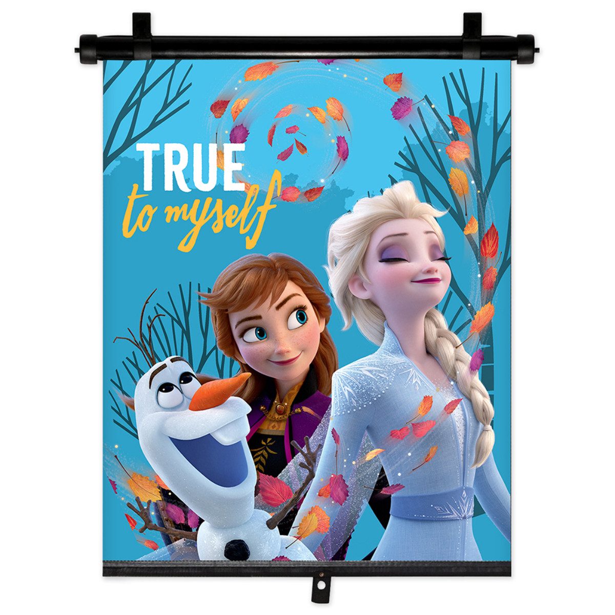 Disney Frozen Autosonnenschutz Rollo Sonnenblende Auto 36 × 45 cm mit Saugnapf Seitenfenster