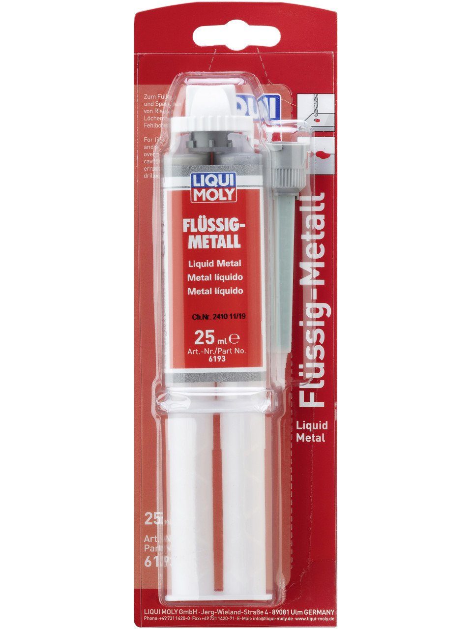 Breitspachtel Liqui Moly Flüssig-Metall 25 ml