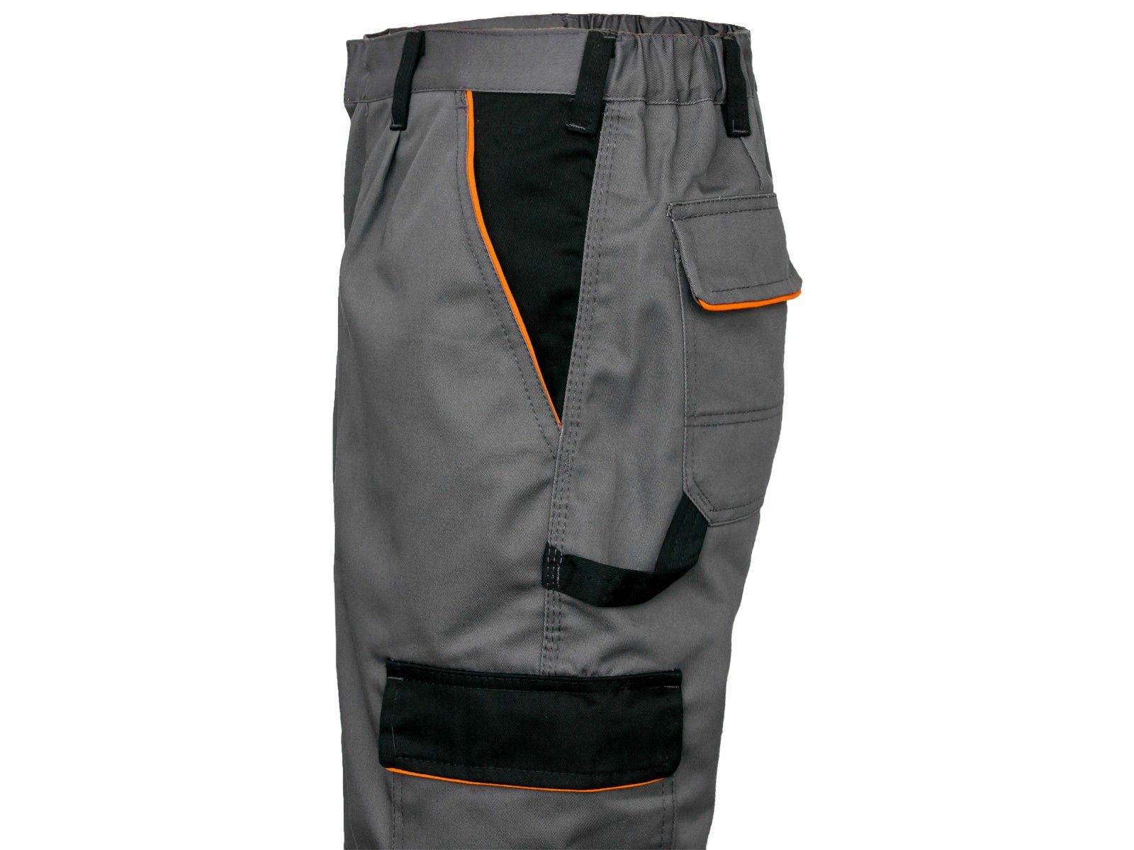 Classic Arbeitshose Arbeitshose Berufshose Schutzhose Sicherheitshose Grau (PROF-SP-GR)