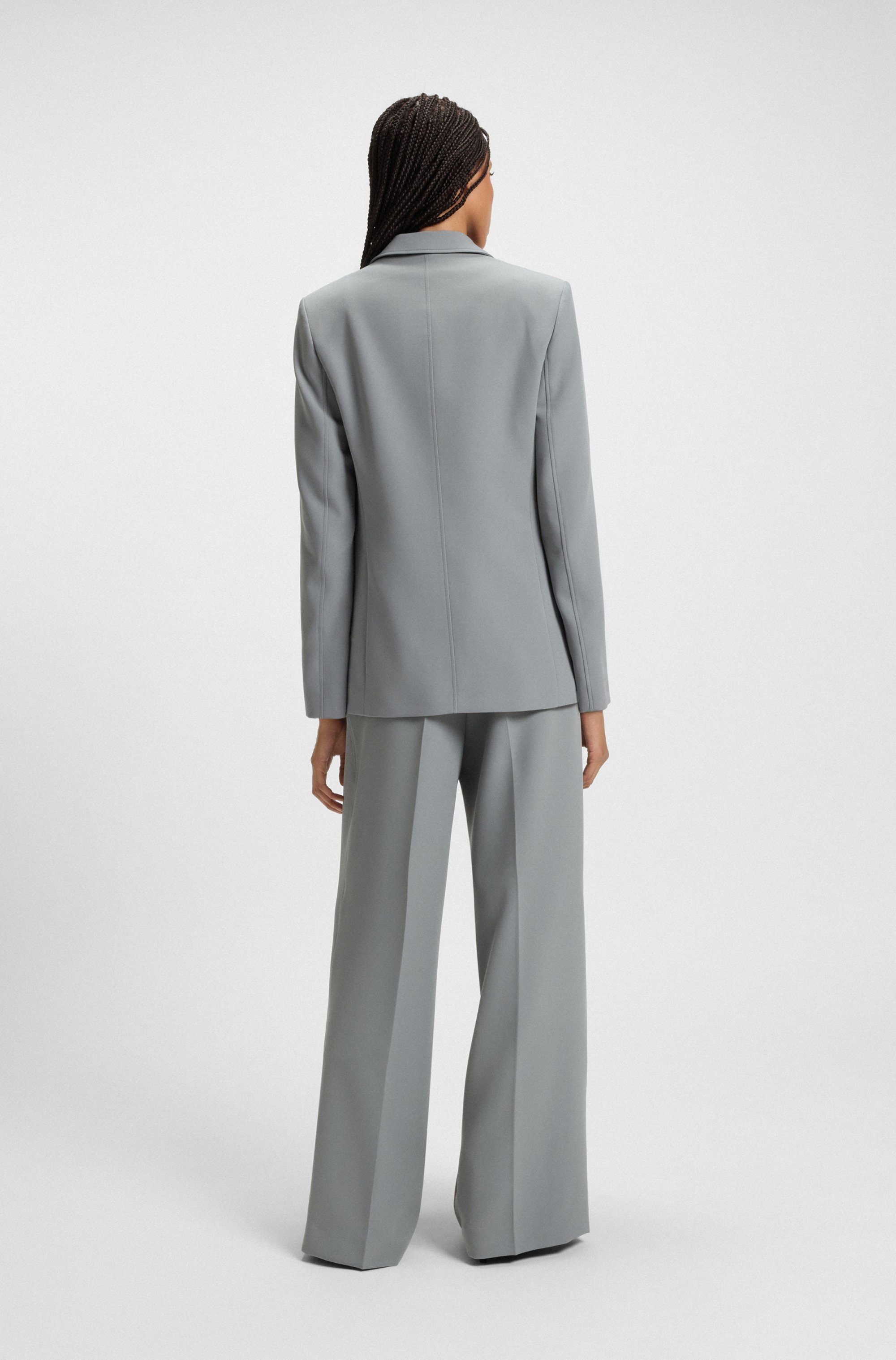 BOSS ORANGE Longblazer Jabla Premium Damenmode mit 1-Knopf-Verschluss