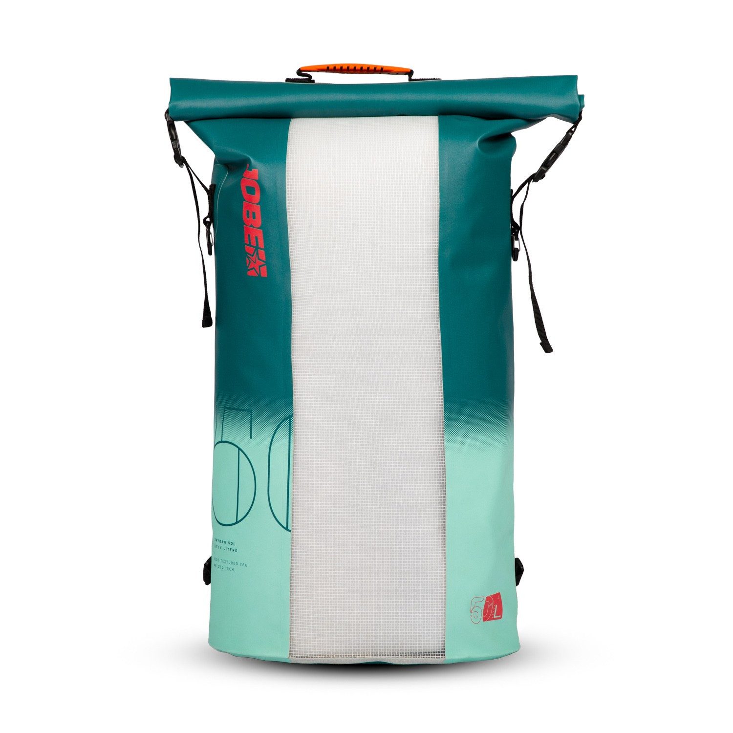 Jobe SUP-Board Jobe Drybag 50L Wasserdichter Packsack Rucksack SUP Kajak Boot