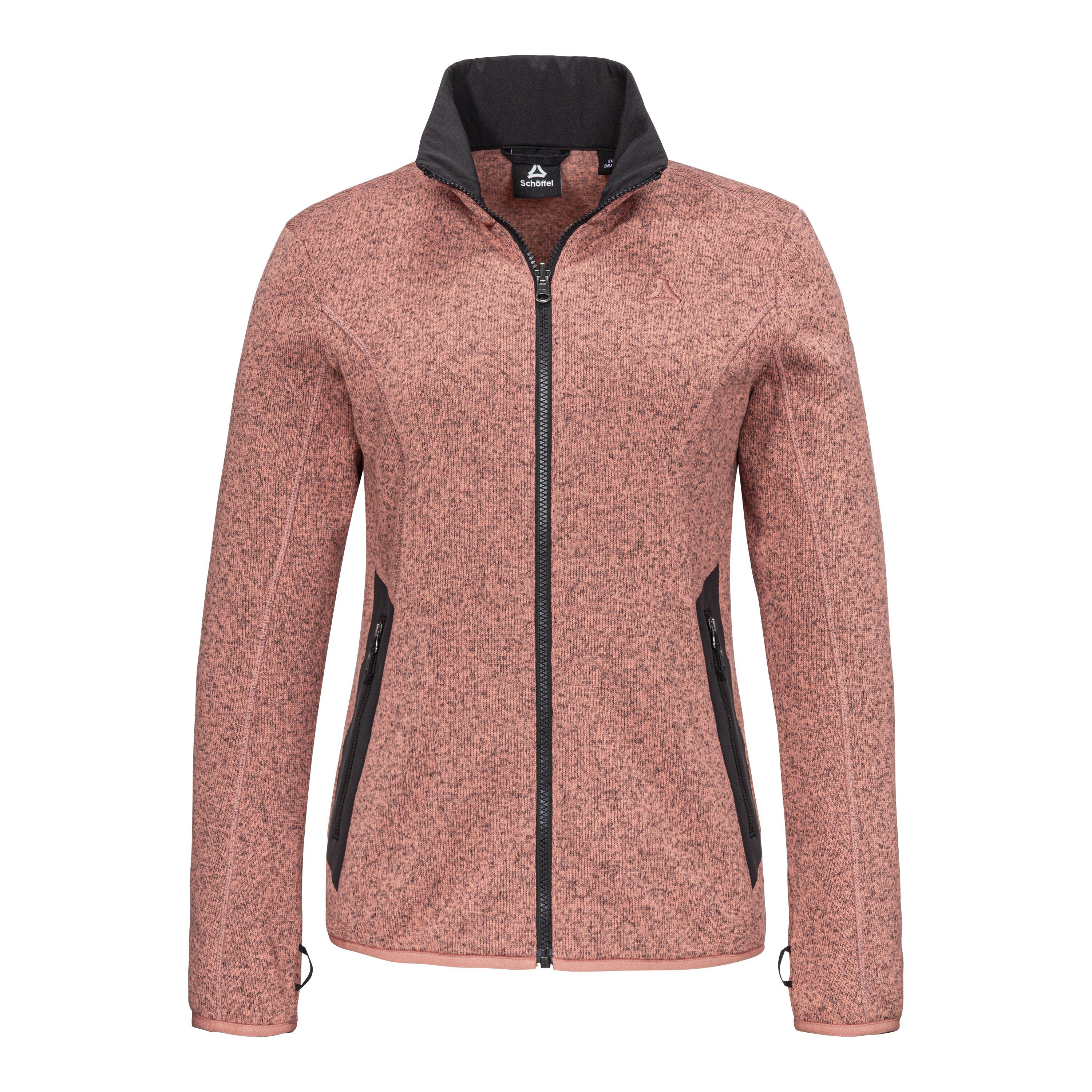 Schöffel Fleecejacke CIRC Fleece Jk Style Yew WMS sportlicher Stil, hoher Feuchtigkeitstransport, aus Polyester