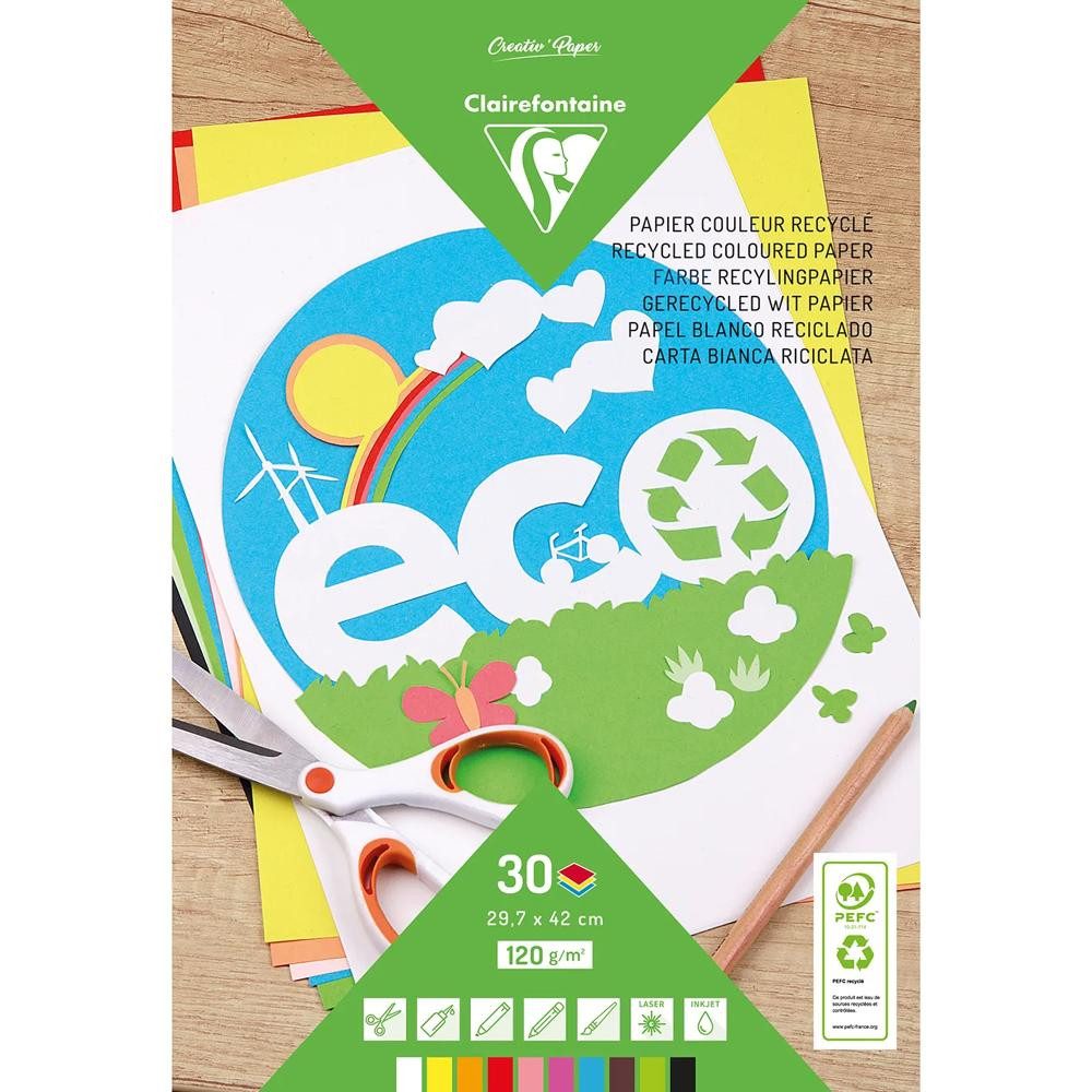 maildor Bastelkartonpapier Maildor Tonpapier 130g A3 Bloc 10 Farb 30Bl