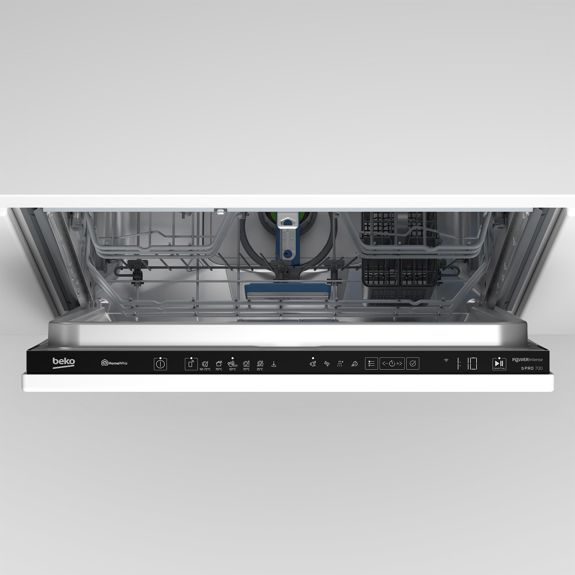 BEKO vollintegrierbarer Geschirrspüler BDIN36561P, 15 Maßgedecke, Turbotrocknung, SilentWash, Fast+, Watersafe+, HomeWhiz – Bild 4 von 5