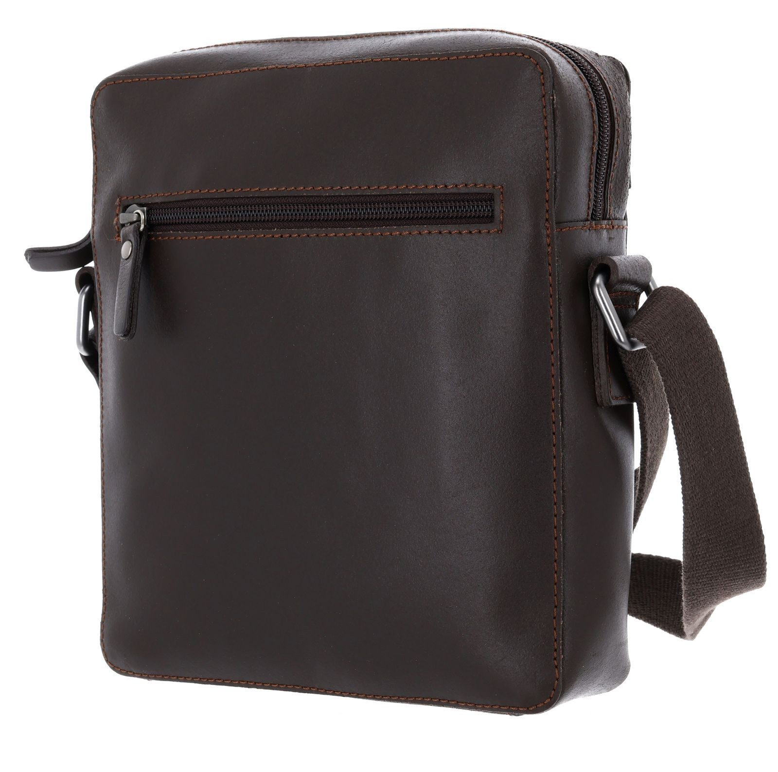 Leonhard Heyden Umhängetasche Messenger Bag, aus echtem Leder