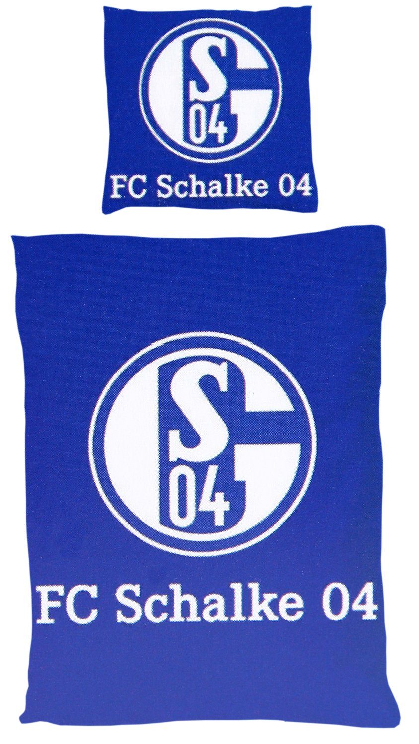 Kinderbettwäsche FC Schalke 04 Bettwäsche Arena oder Logo, FC Schalke 04