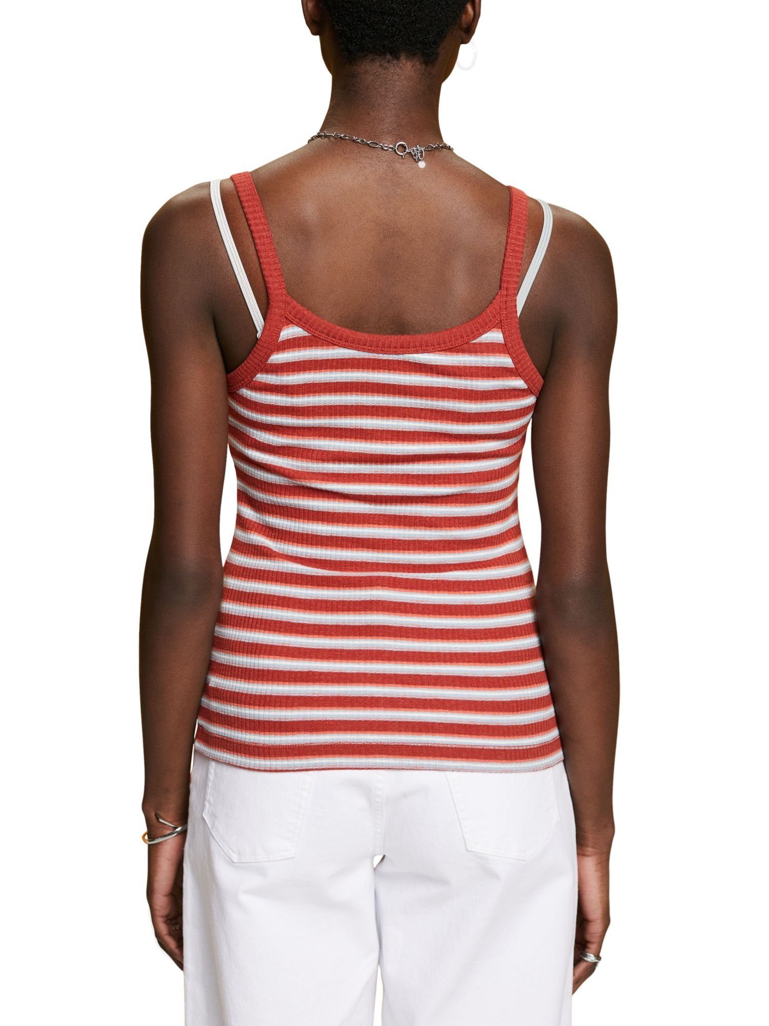 (1-tlg) mit Tanktop T-Shirt Esprit Streifen Geripptes